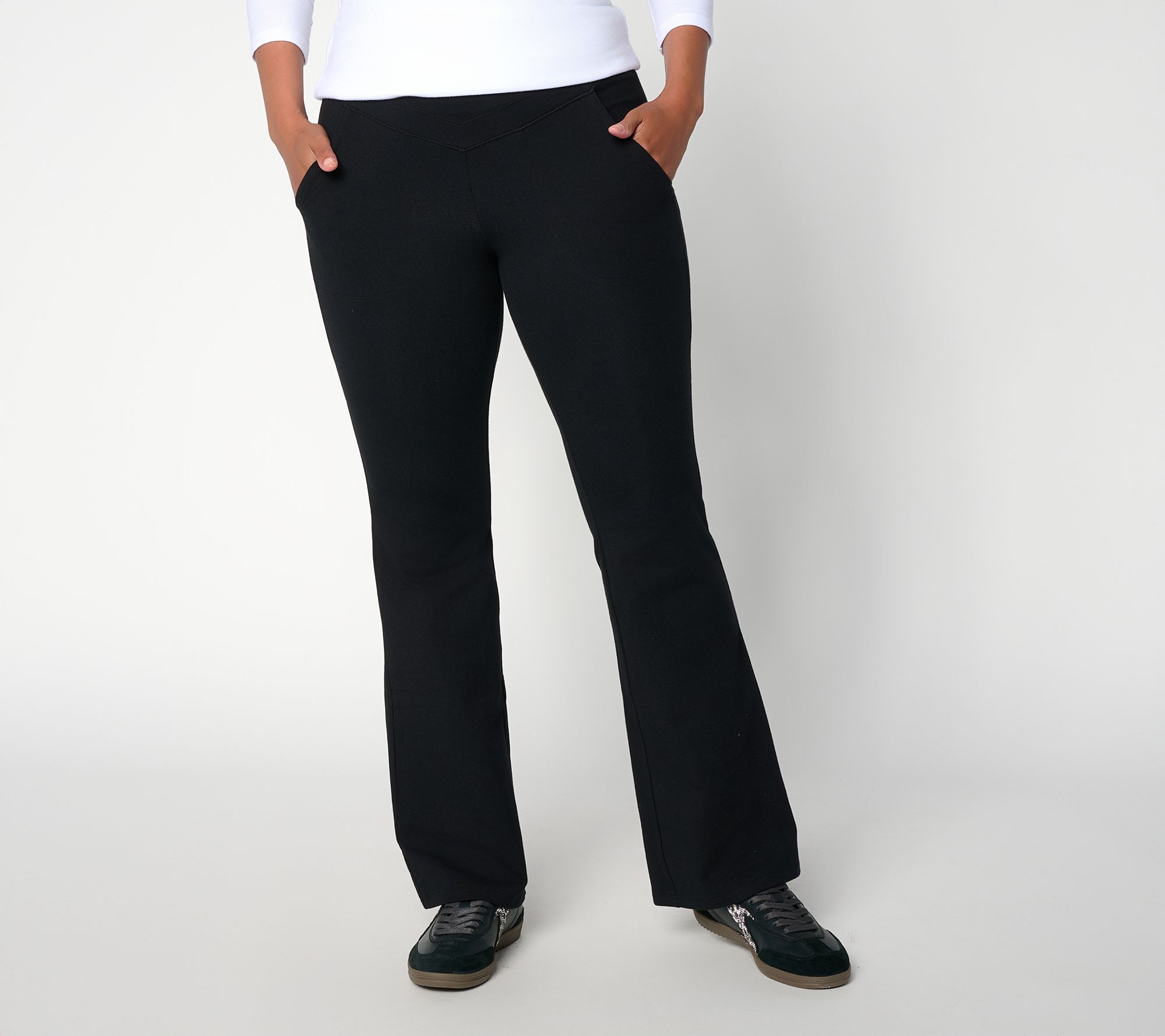 Women with Control Petite 86/14 Perfect Bootcut V Contour Pant