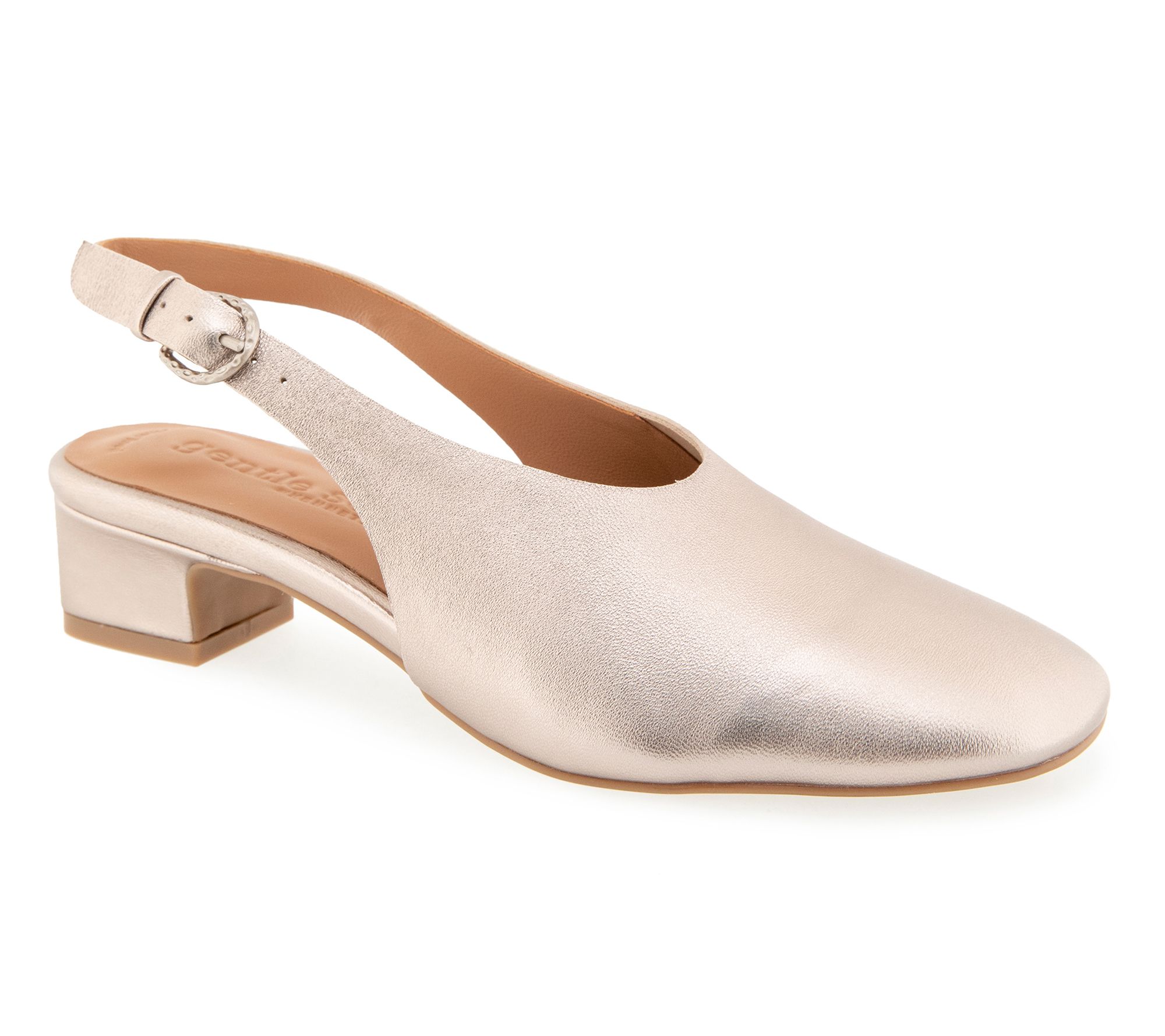 Gentle Souls by Kenneth Cole Leather Sling Back Pumps -Kellis