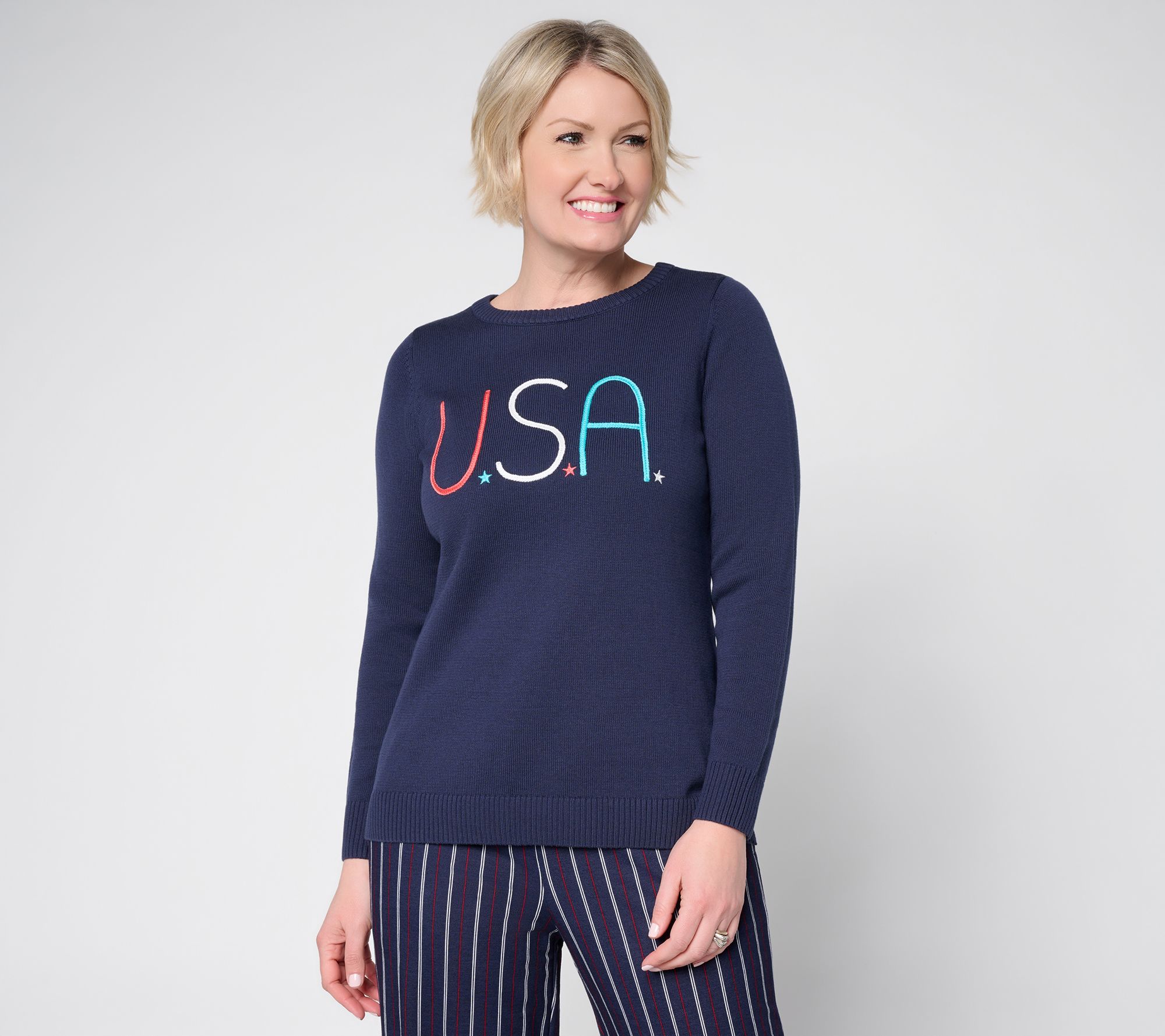 "As Is" Liberty Belles by Kim Gravel USA and Slay Sweater