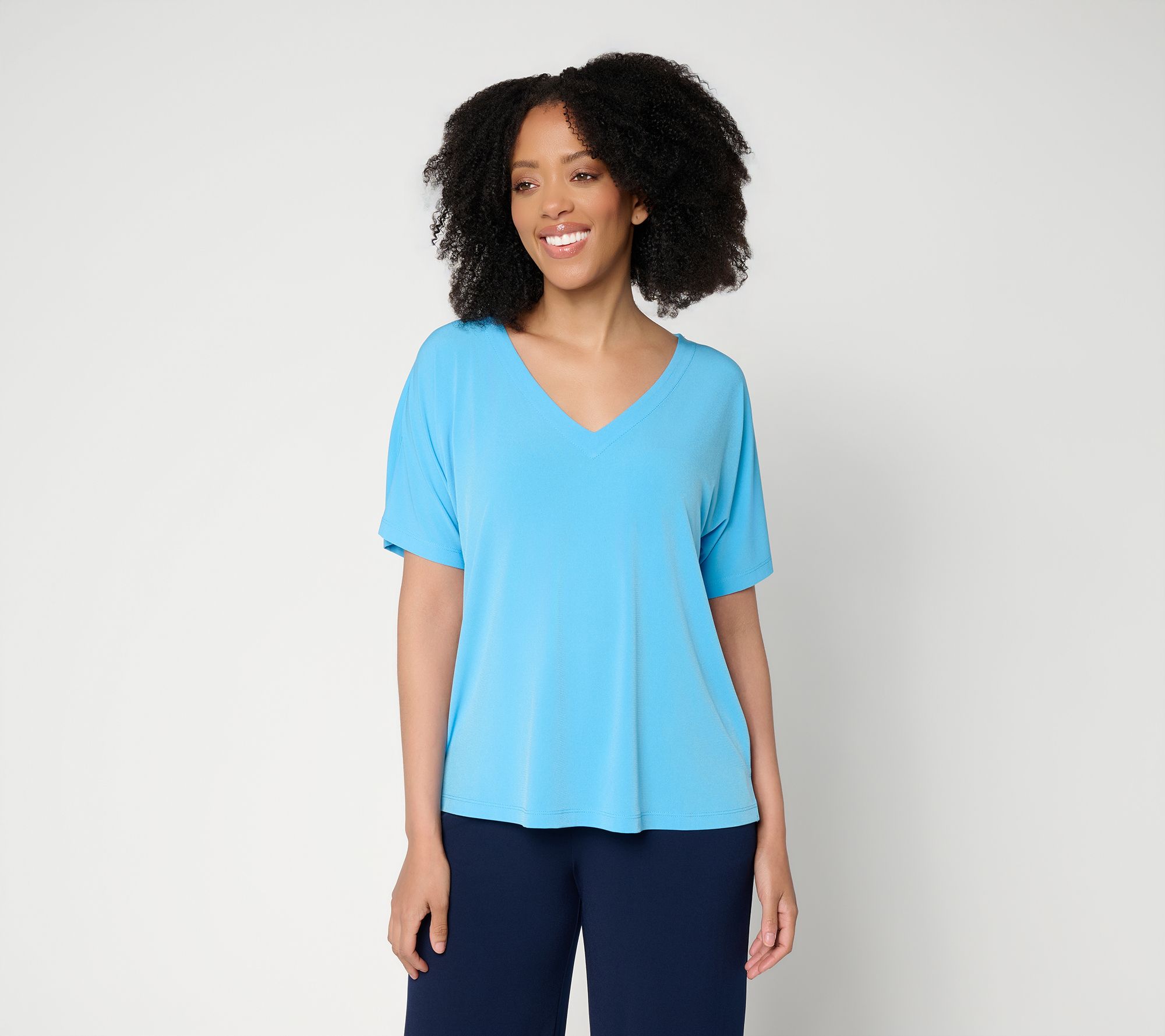 "As Is" Susan Graver Essentials Liquid Knit Top