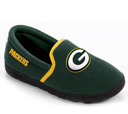 NFL Reebok Girl's Off Day Green Bay Packers Slippers 