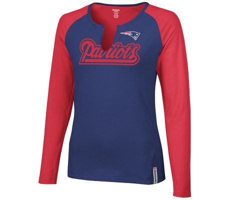 NFL New England Patriots Women's High Pitch Long Sleeve Top 