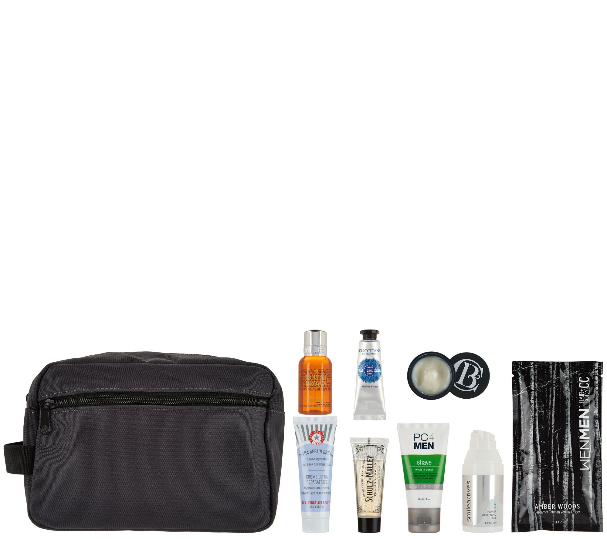 "As Is" QVC Gifts for Him 8piece Kit with Bag