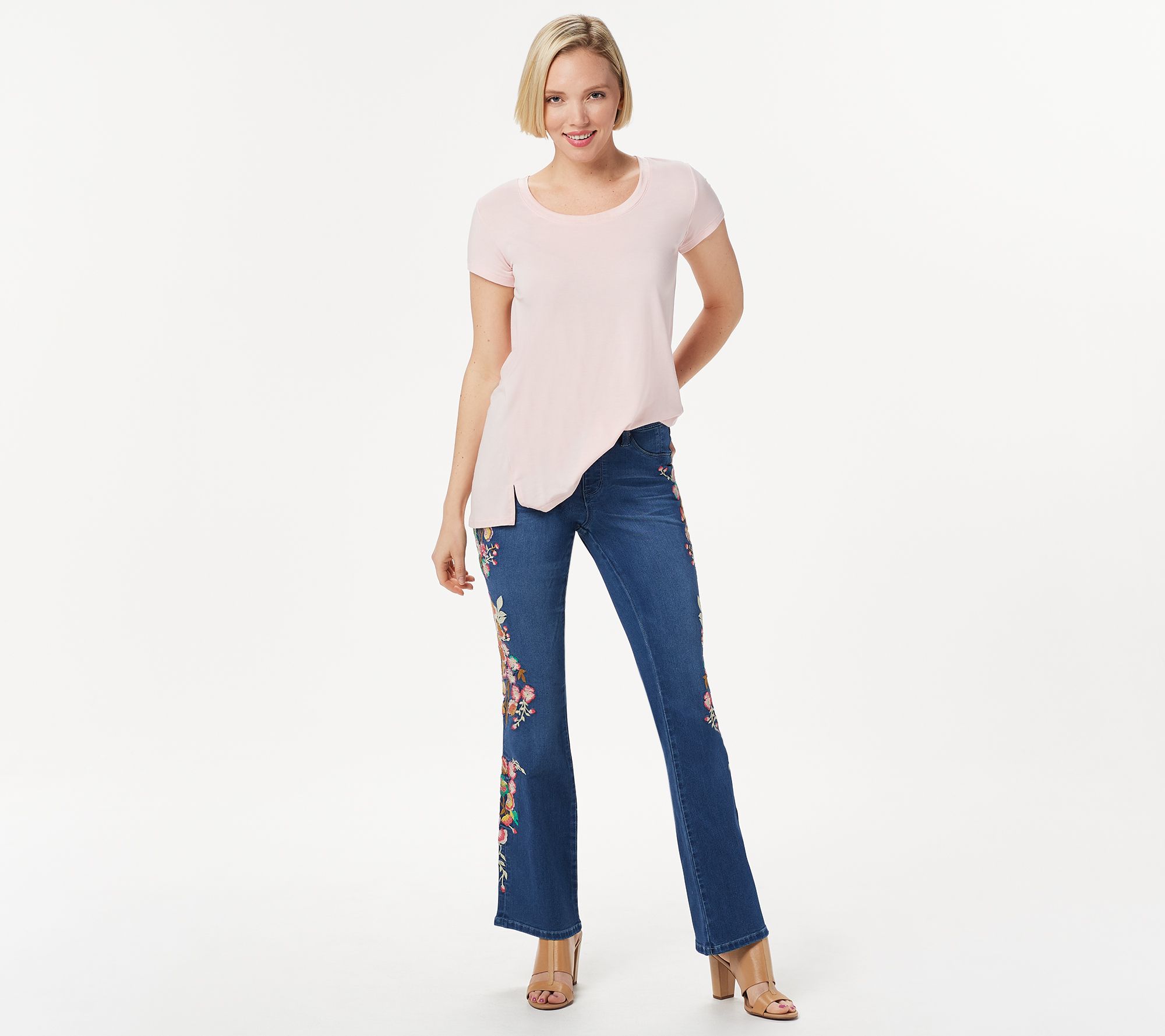 laurie felt boot cut jeans