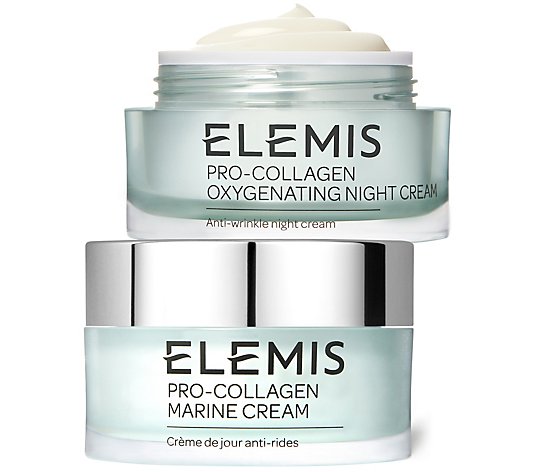 ELEMIS Pro-Collagen Marine Cream & Oxygenating Night Cream Set