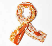  Attitudes by Renee Pleated Printed Scarf - A455237
