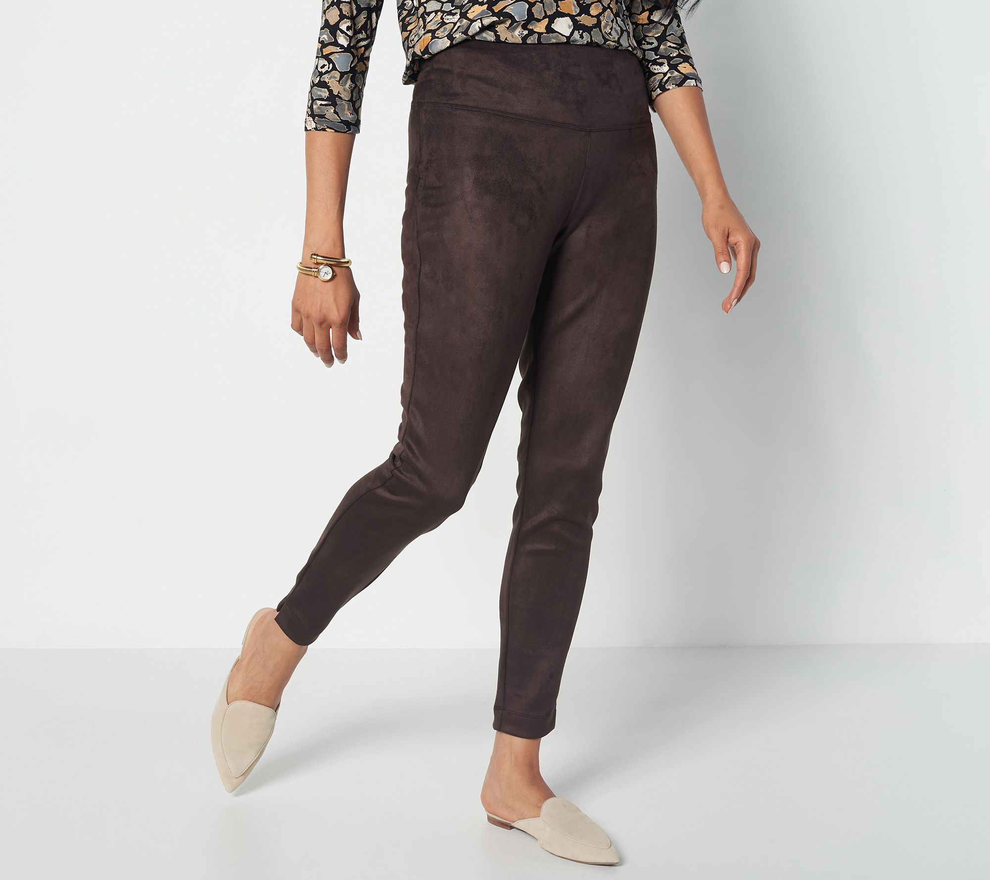 Women with Control - Brown - Full-Length Pants 