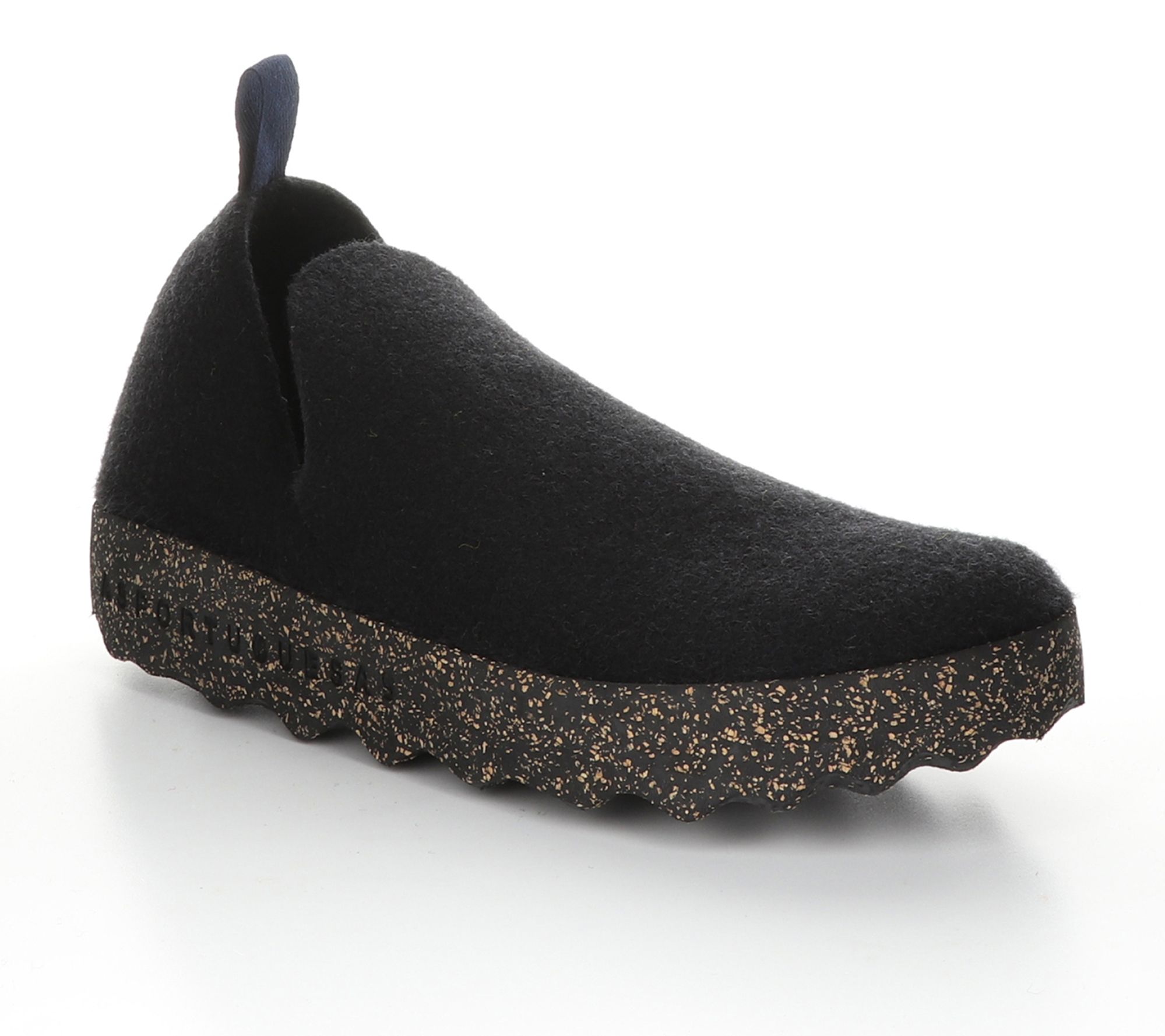 Asportuguesas Tweed/Felt Pull-On Wedge - City-M
