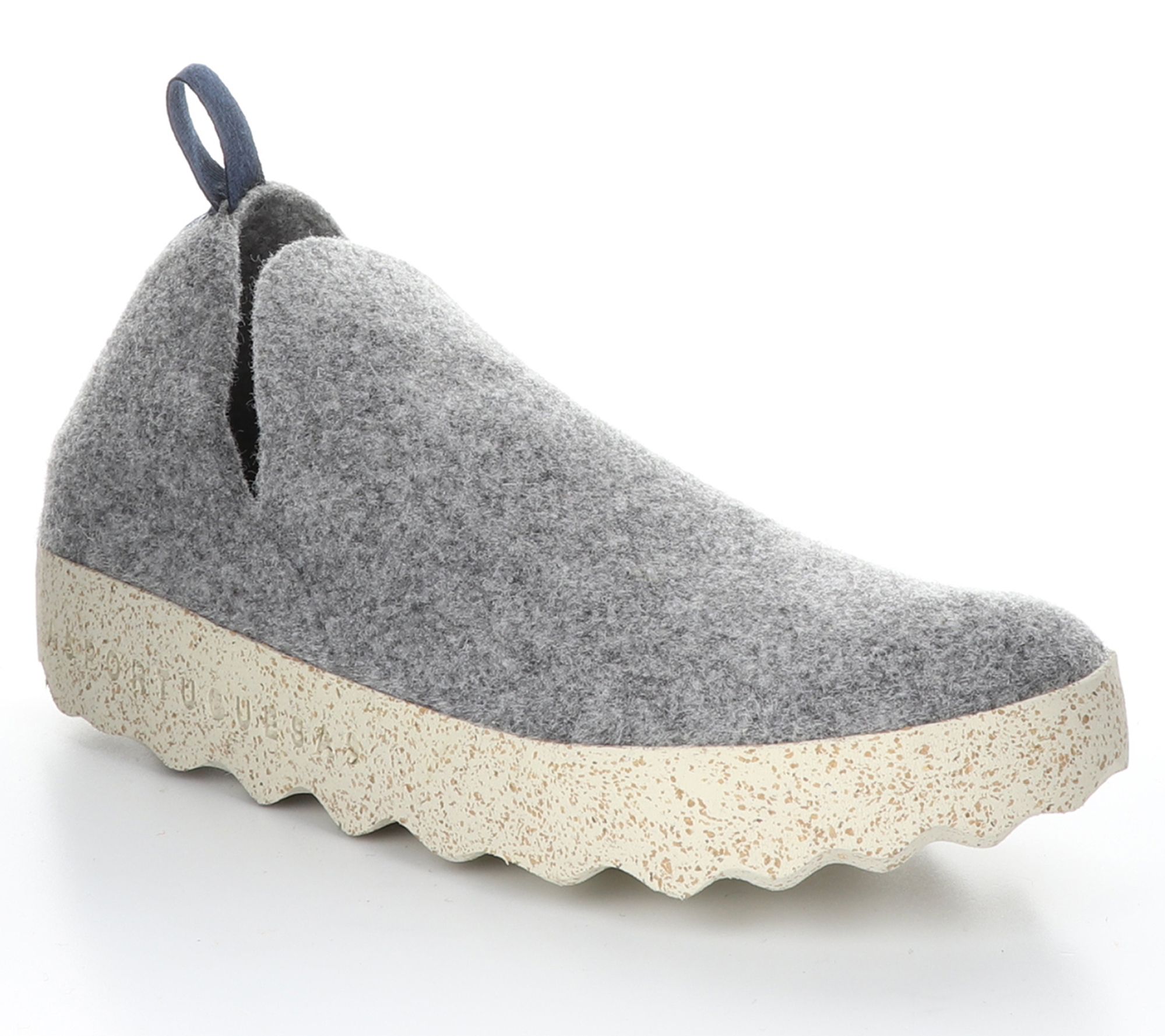 Asportuguesas Tweed/Felt Pull-On Wedge - City-M