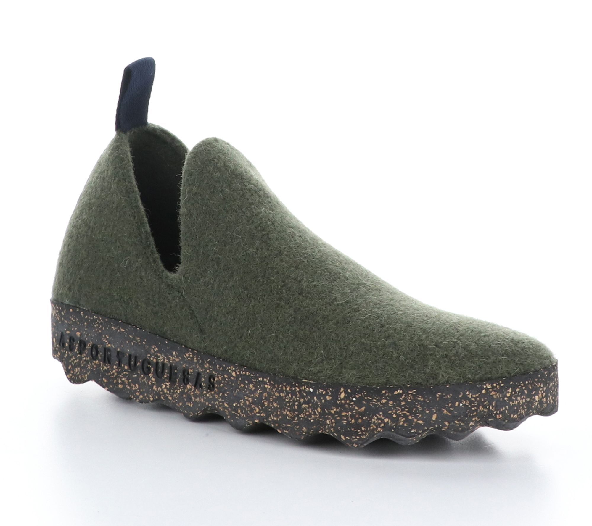 Asportuguesas Tweed/Felt Pull-On Wedge - City-M