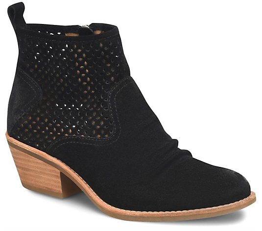 Sofft Perforated Leather Bootie - Ambrea