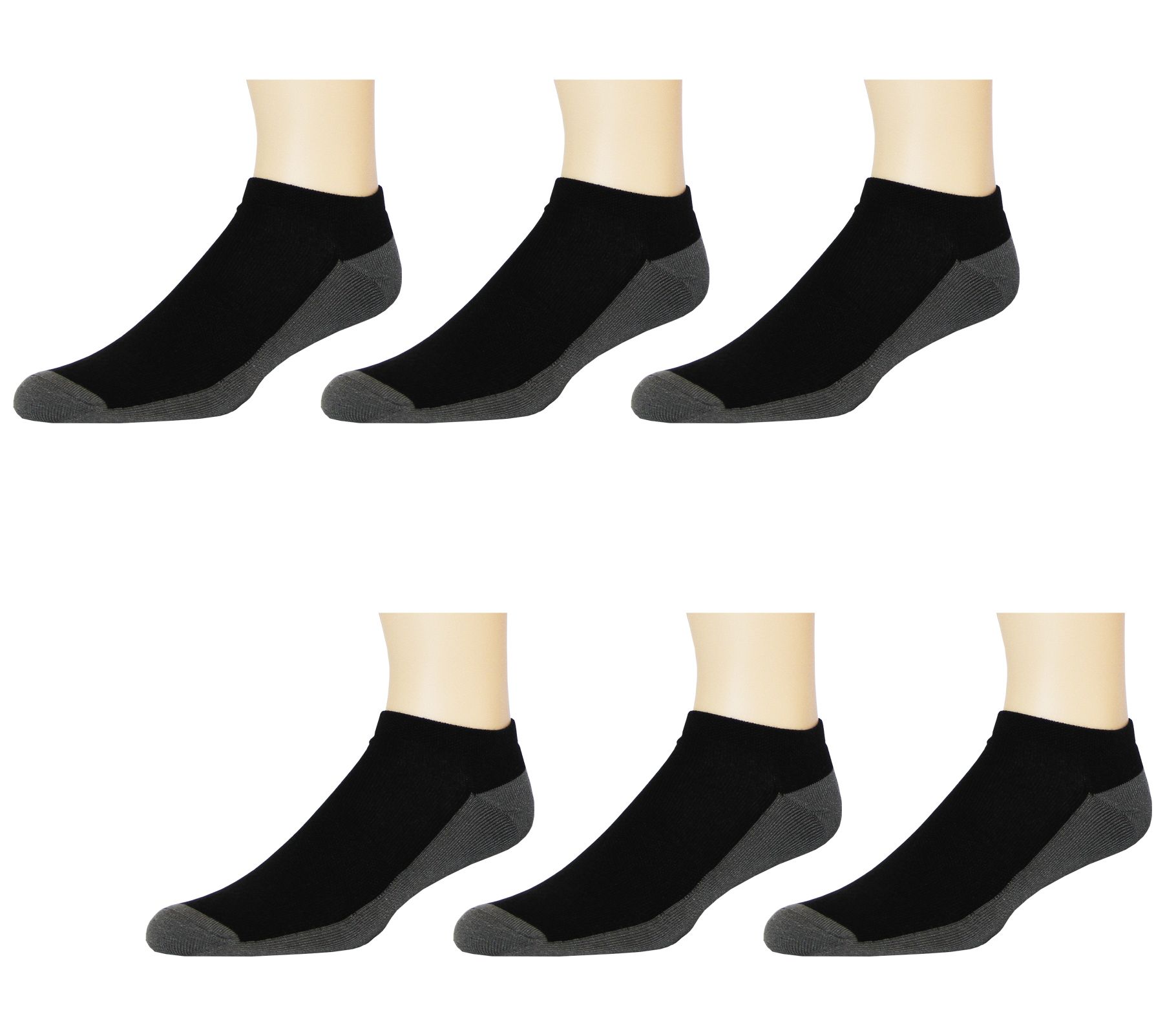 Alexander Julian 6PR Men's Athletic Low Cut Socs