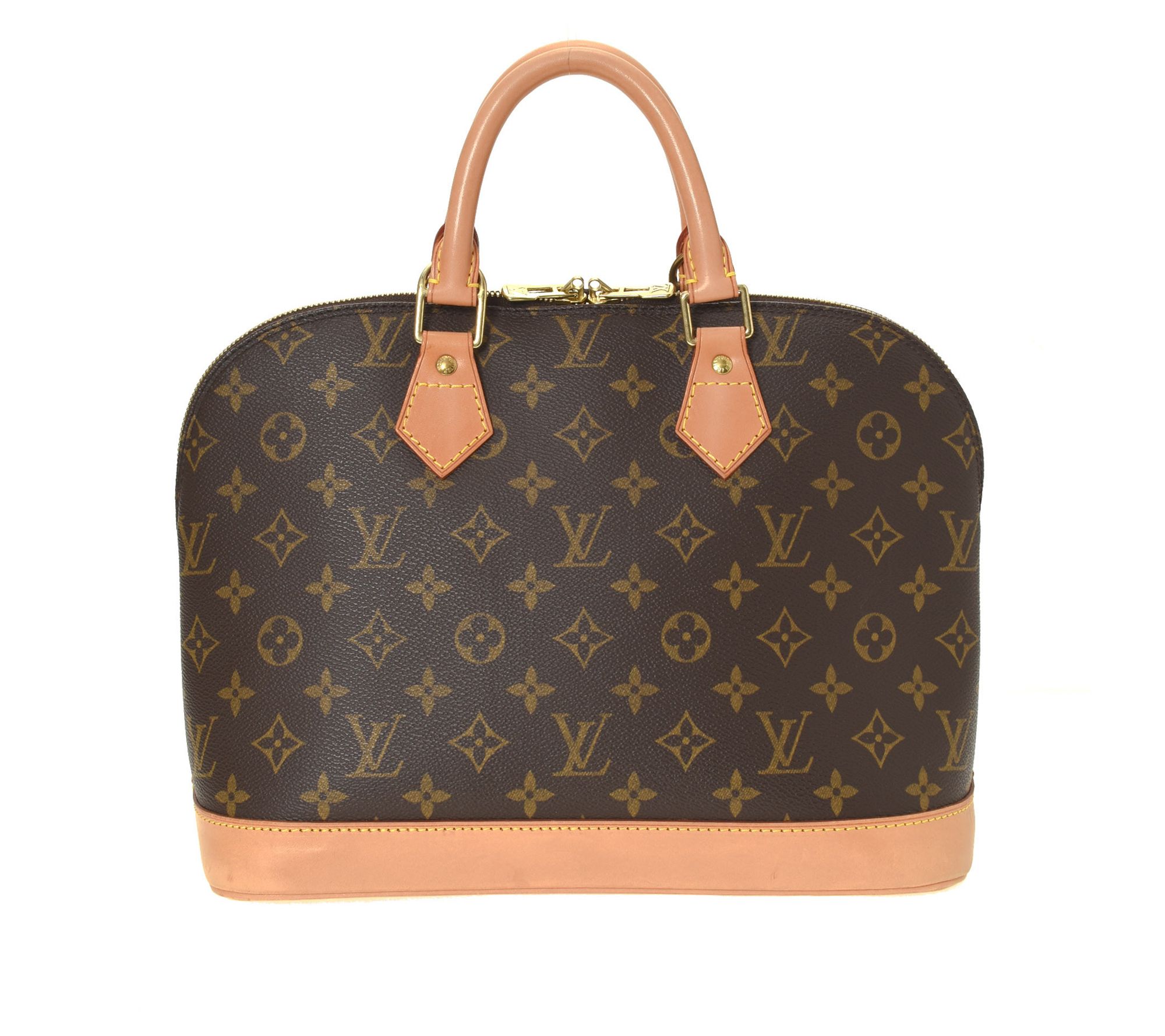 Pre-Owned Louis Vuitton Brown Alma PM Monogram - QVC.com