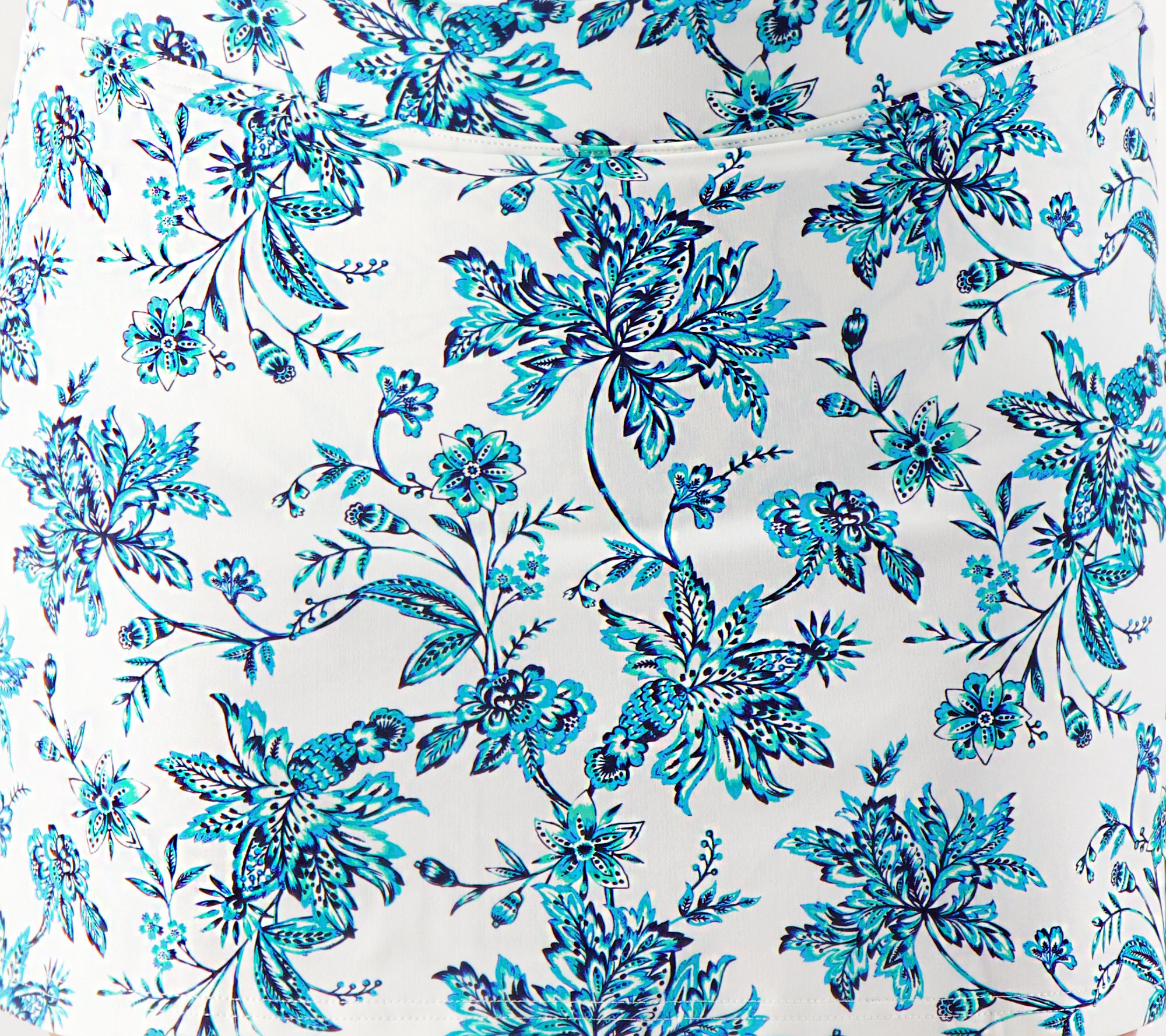 Lands' End Swim Skirt with Attached Brief -Fashion Colors