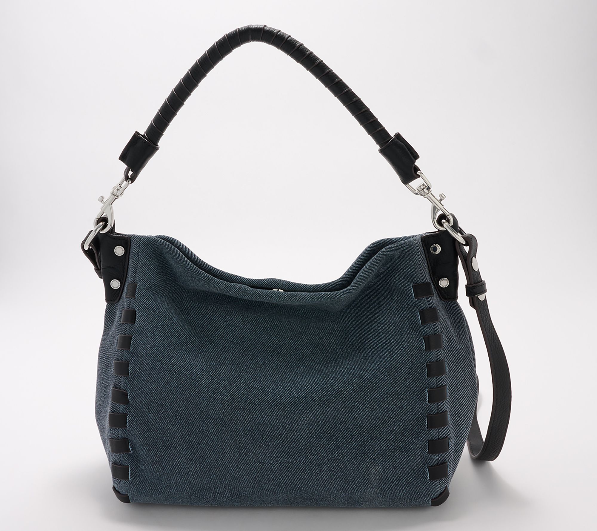 Aimee Kestenberg Zen Leather Hobo Bag with Crossbody Strap