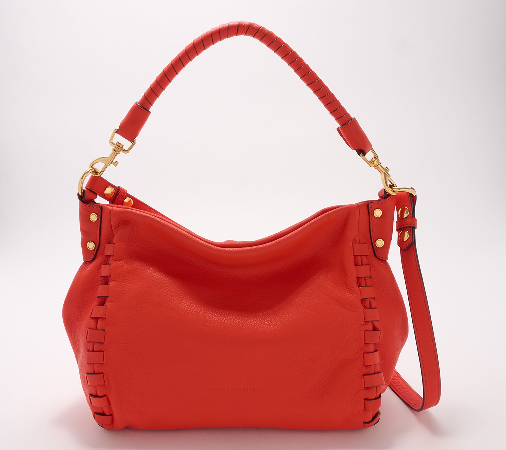 Aimee Kestenberg Zen Leather Hobo Bag with Crossbody Strap