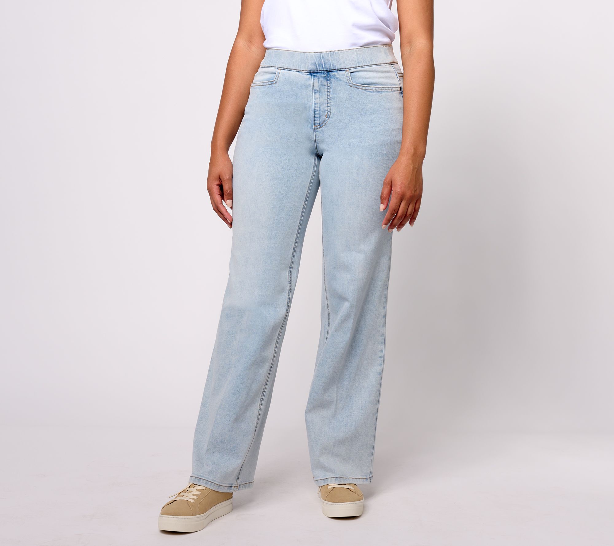 Isaac Mizrahi Live! Petite Indigo True Denim Trouser Jeans