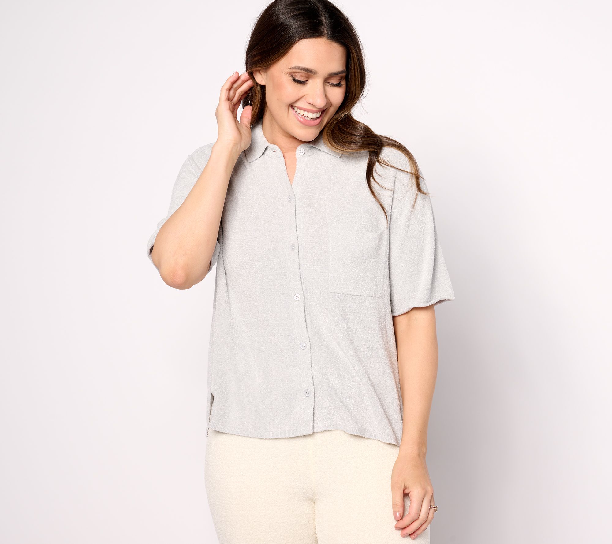 Barefoot Dreams CozyChic Ultra Lite Short Sleeve Shirt
