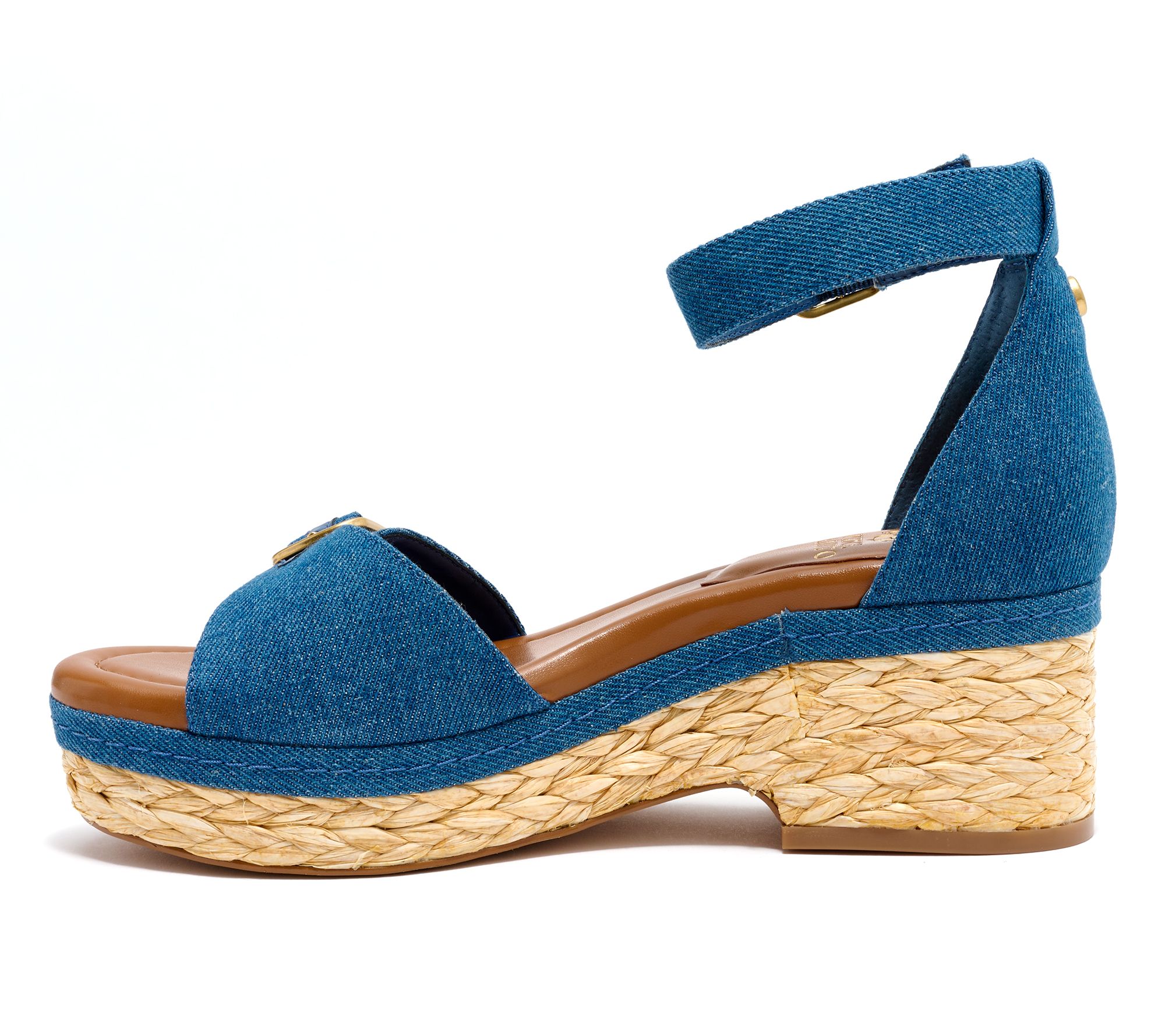 Vince Camuto Adjustable Wedge Sandals - Meterry - QVC.com