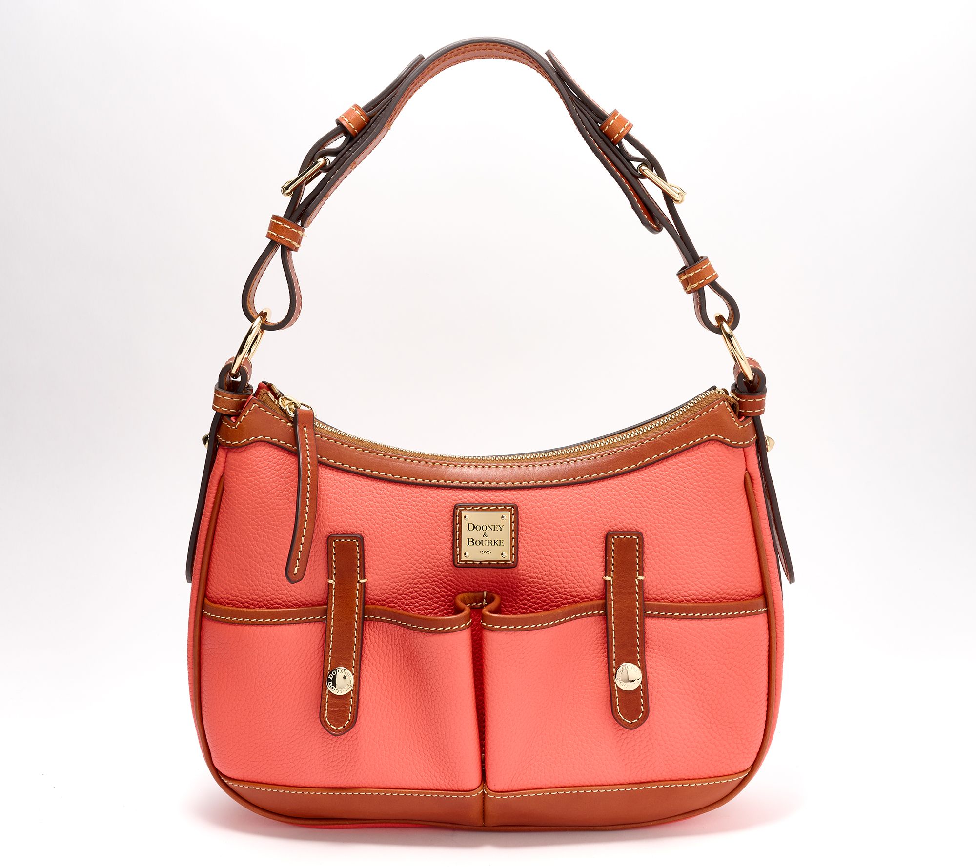 Dooney & Bourke Pebble Leather Small Safari Bag