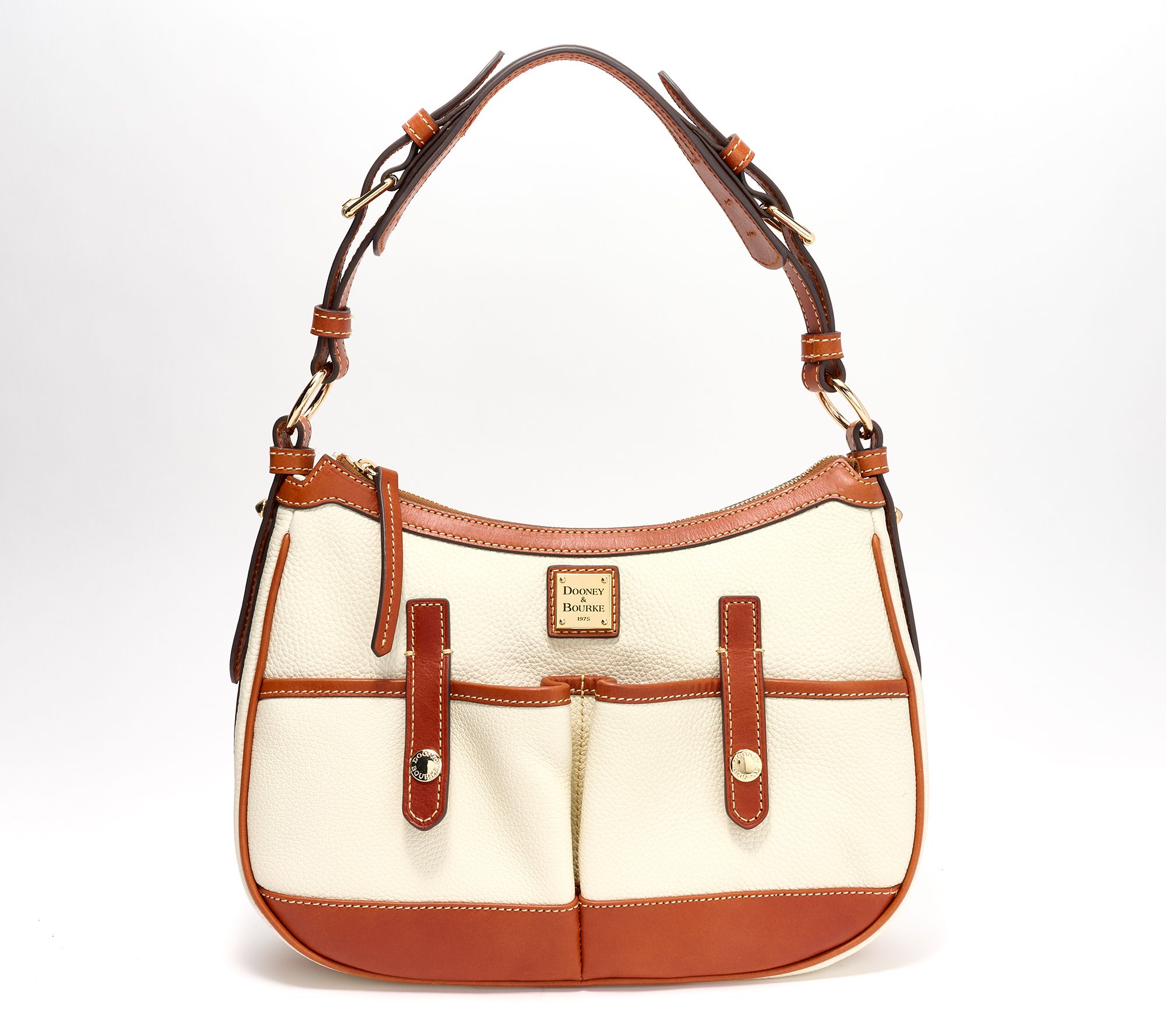 Dooney & Bourke Pebble Leather Small Safari Bag