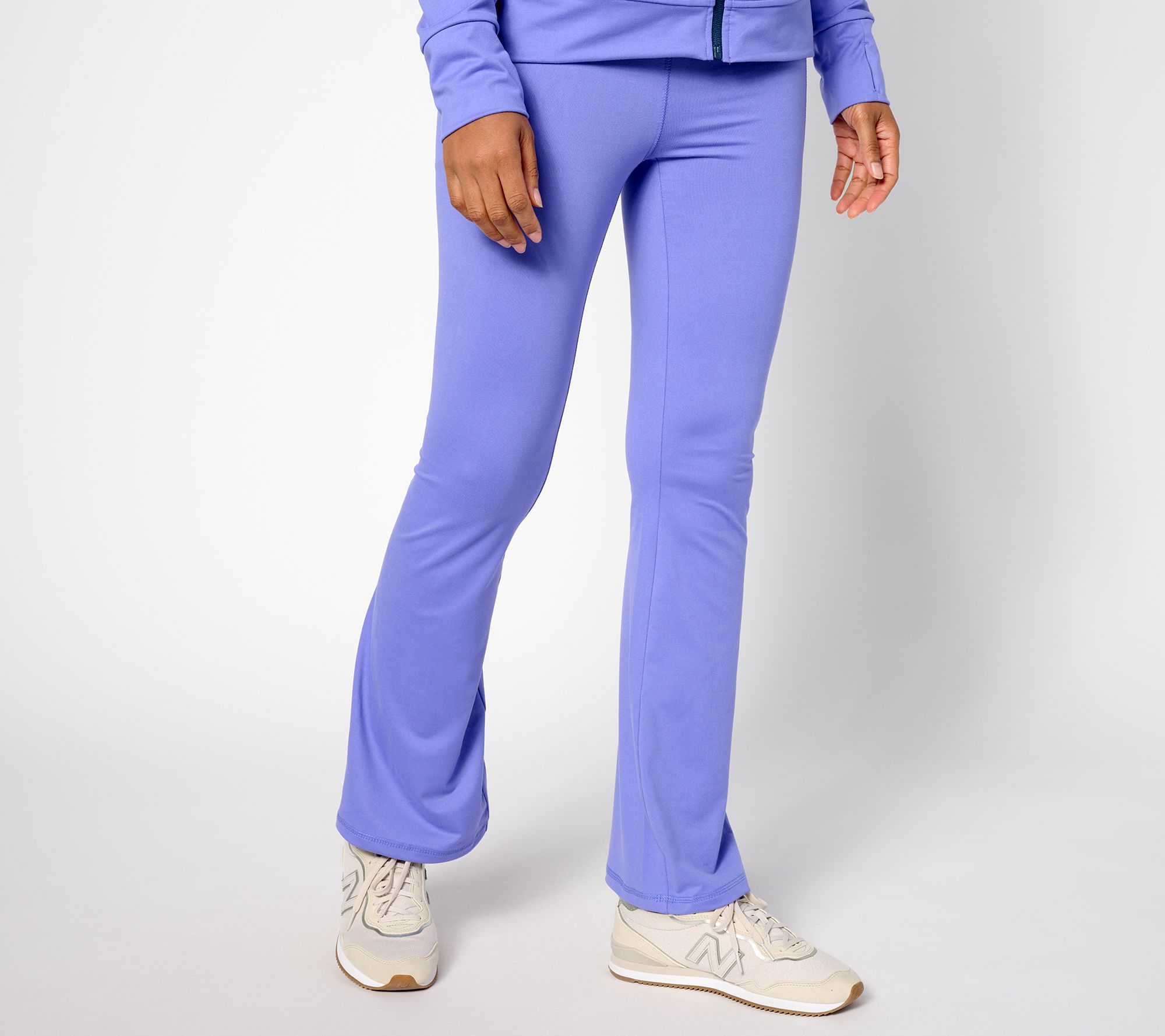 "As Is" Belle Body by Kim Gravel Petite Athletic Flare Pants w/ Pocket