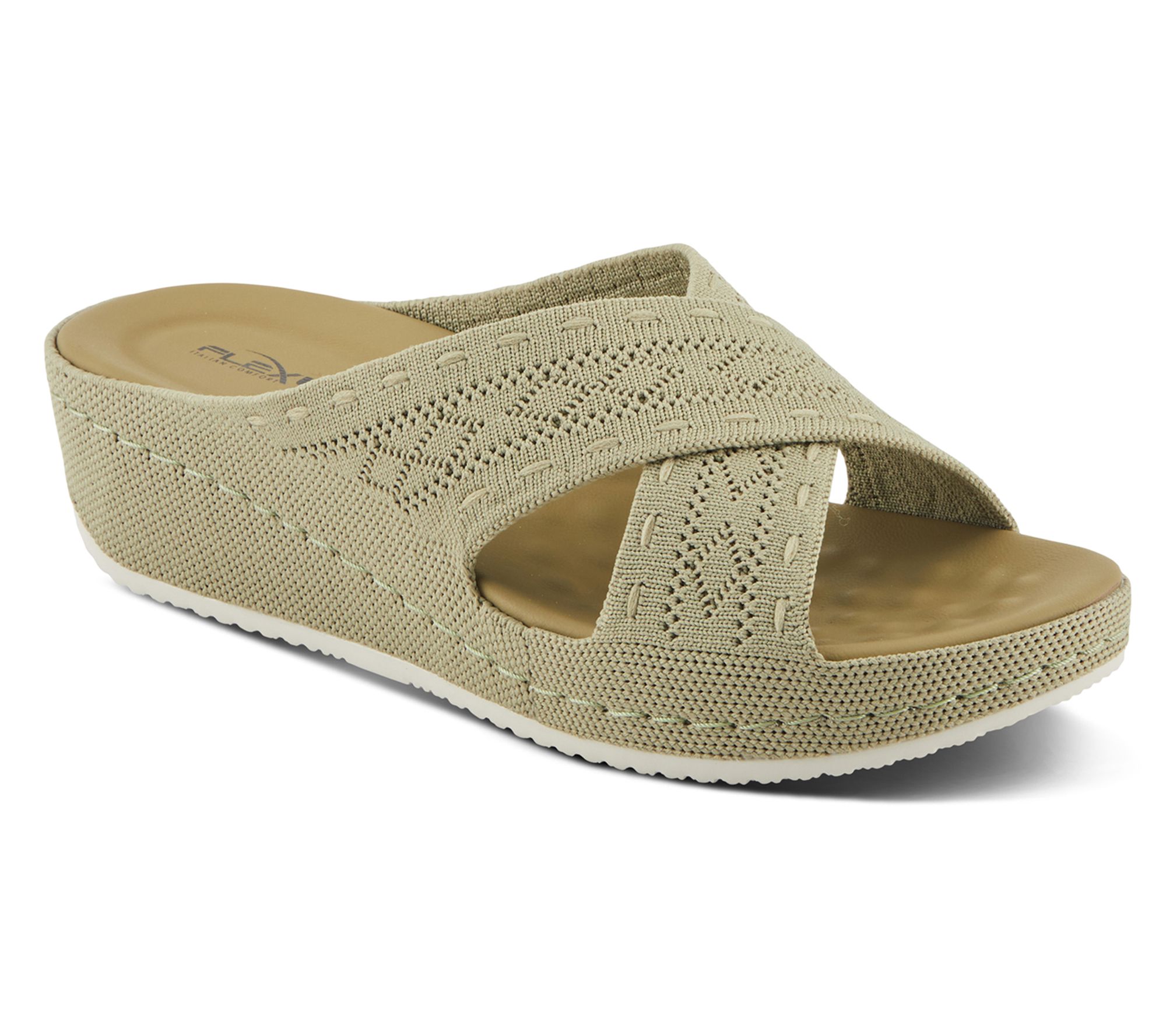 Flexus by Spring Step Knit Slide Sandals - Meshana