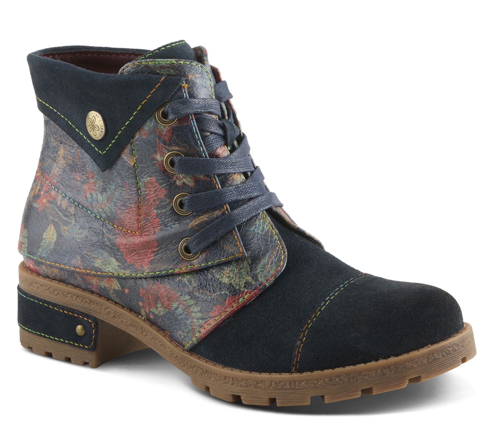 L'Artiste by Spring Step Suede Booties - Serna