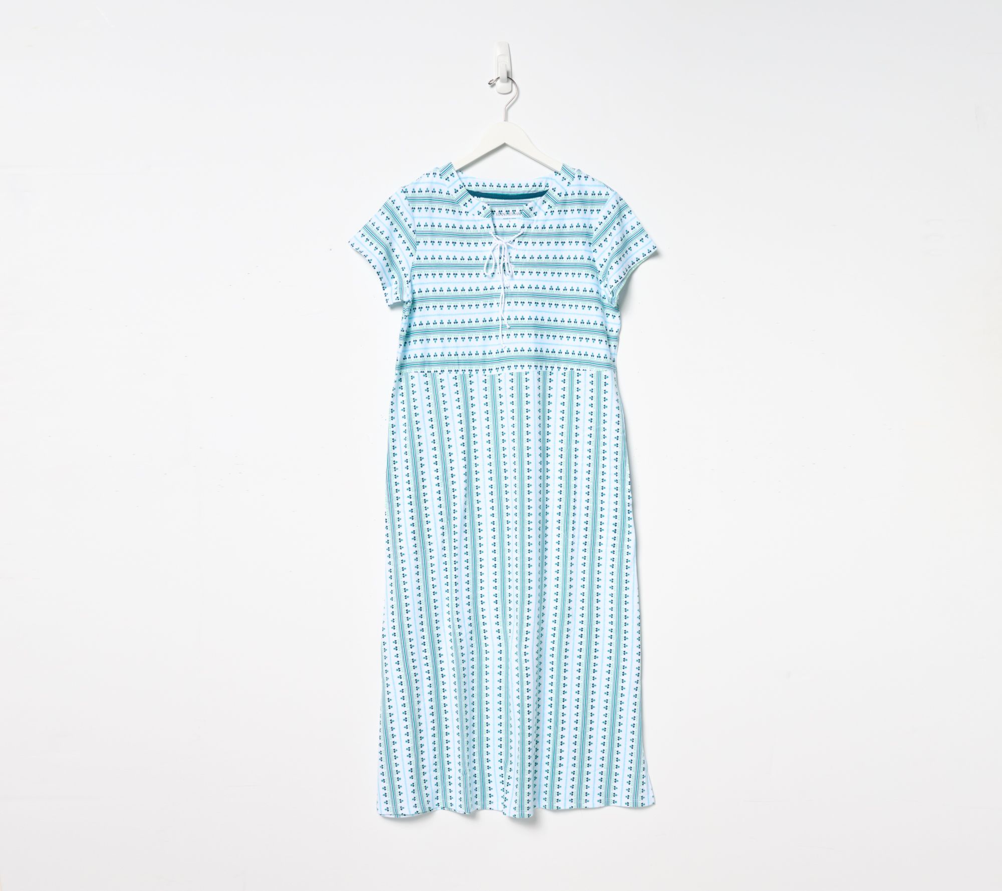 Stan Herman 100% Cotton Printed Maxi Dress