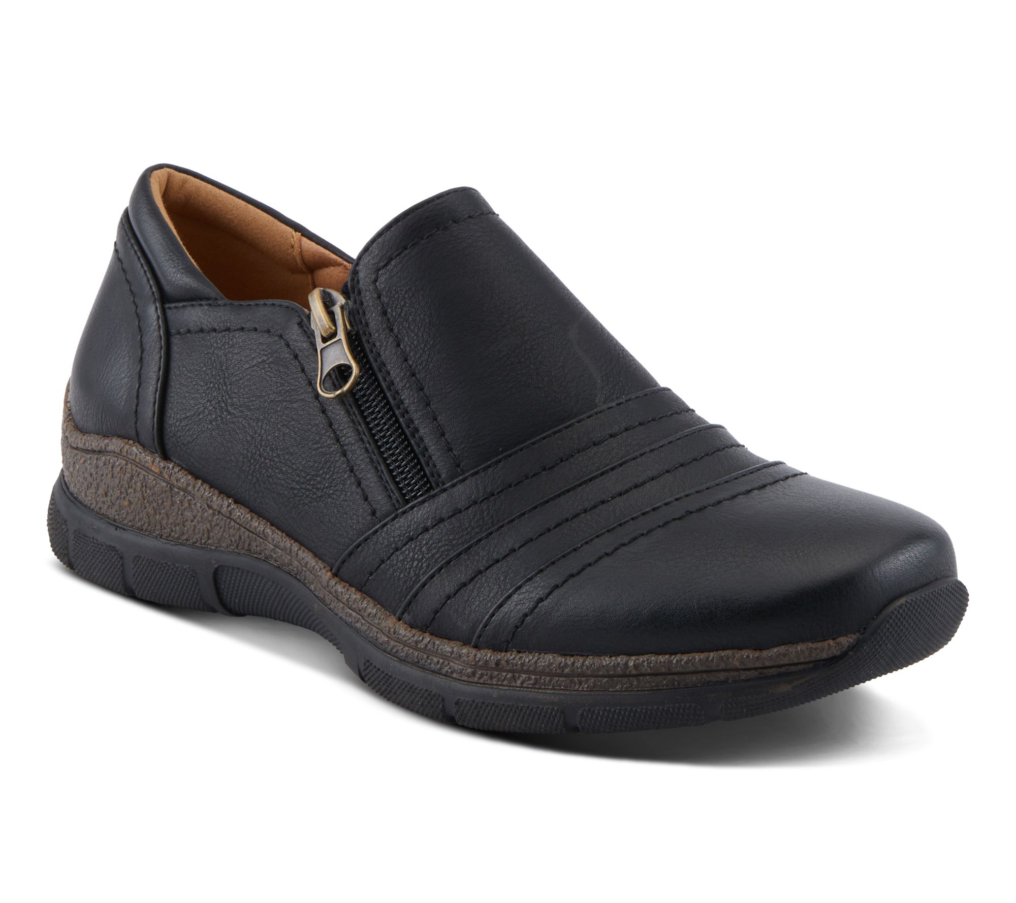 Patrizia by Spring Step Slip-On Side Zip Shoes- Rigny