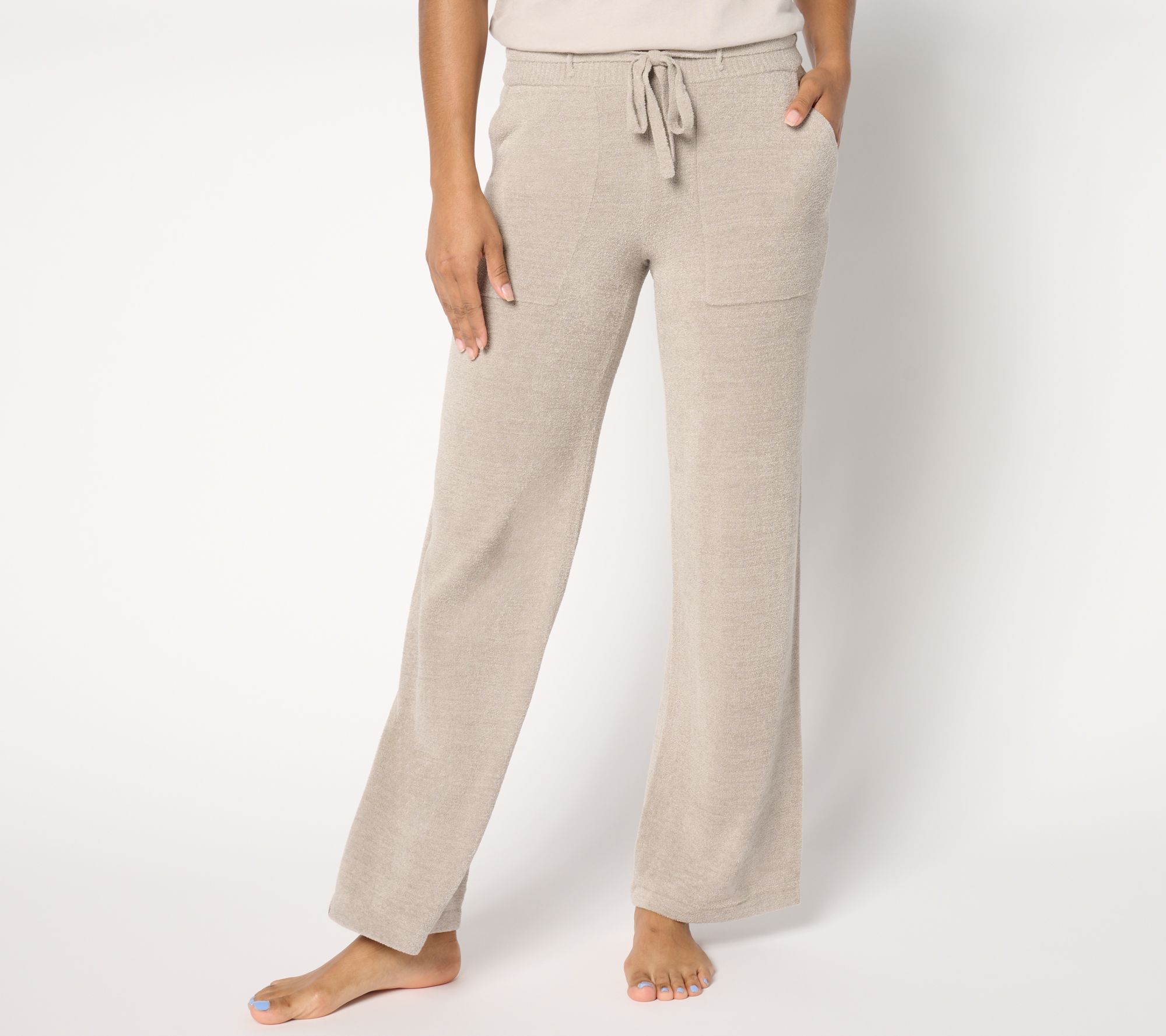 "As Is" Barefoot Dreams Reg CozyChic Ultra Lite Waist Tie Pant