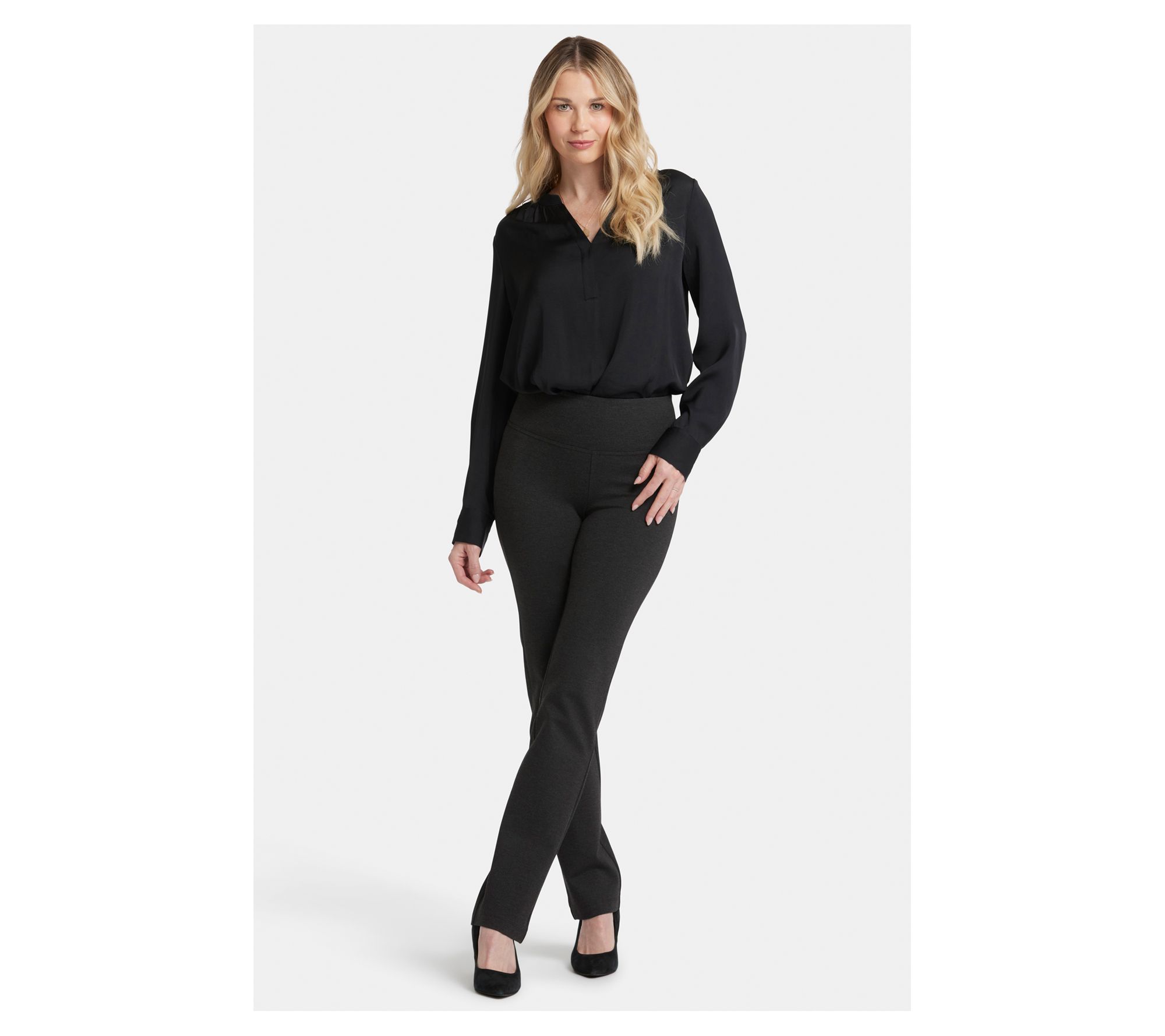 NYDJ Pull-On Straight Pants