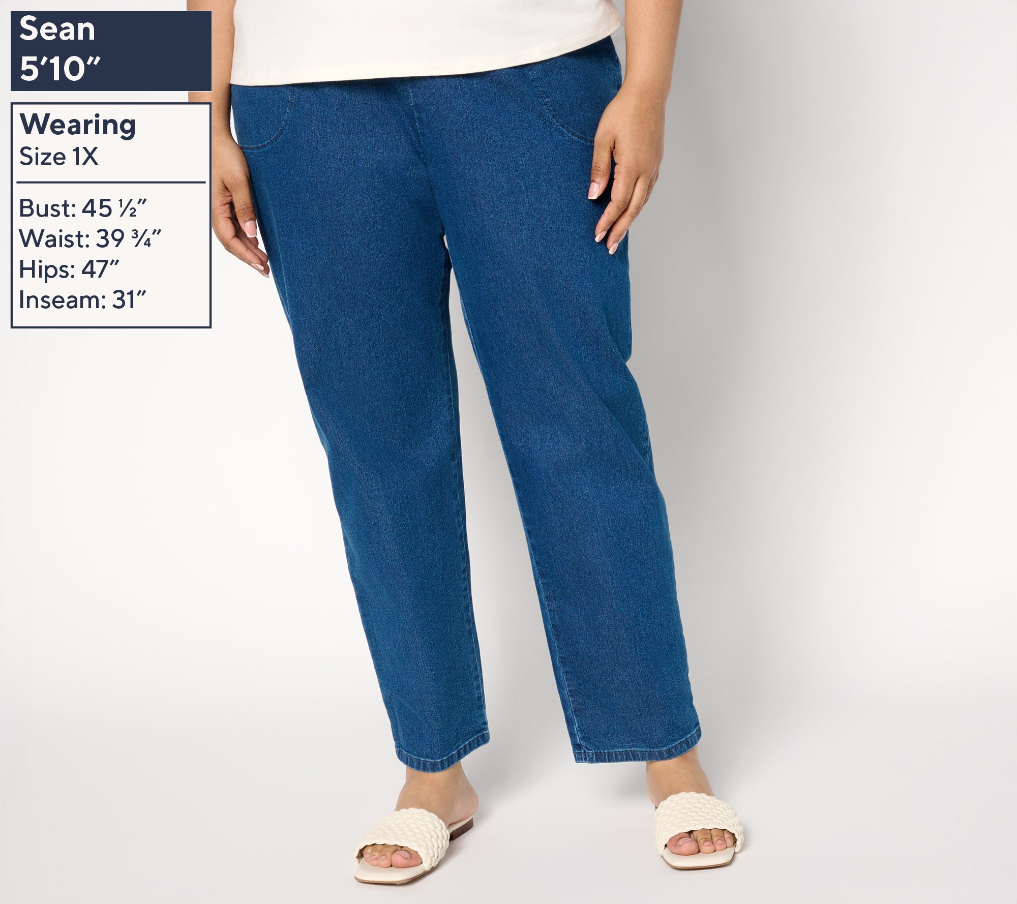 Denim Regular Indigo Flat Front Denim Side Pocket Pant