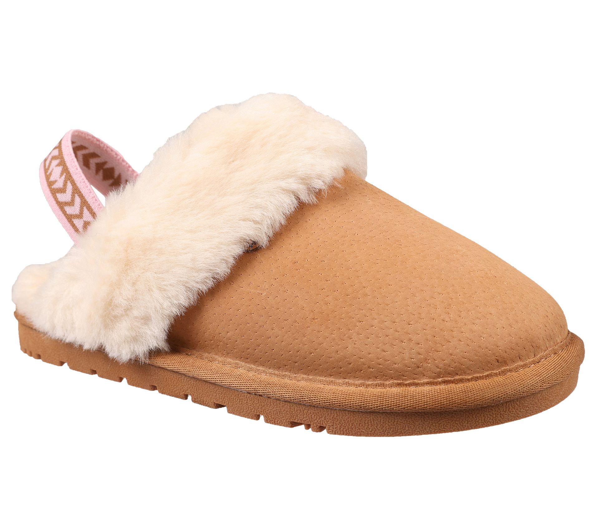 Lamo Children's Suede Scuff Slippers - Lia Youth