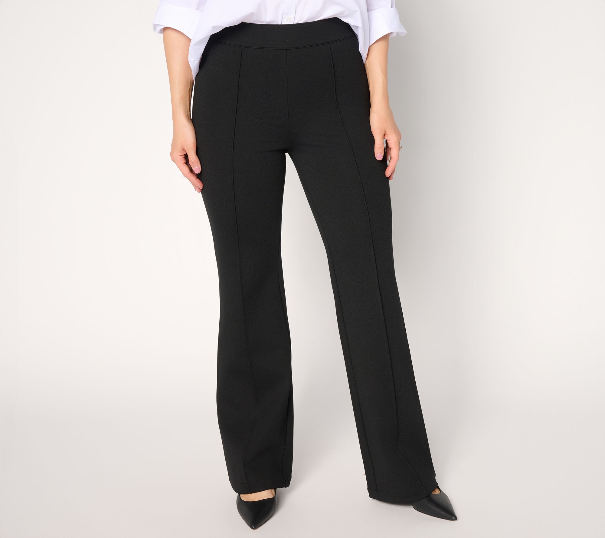 Studio Park x Sandra Bennett Regular Pull-On Ponte Flare Pant