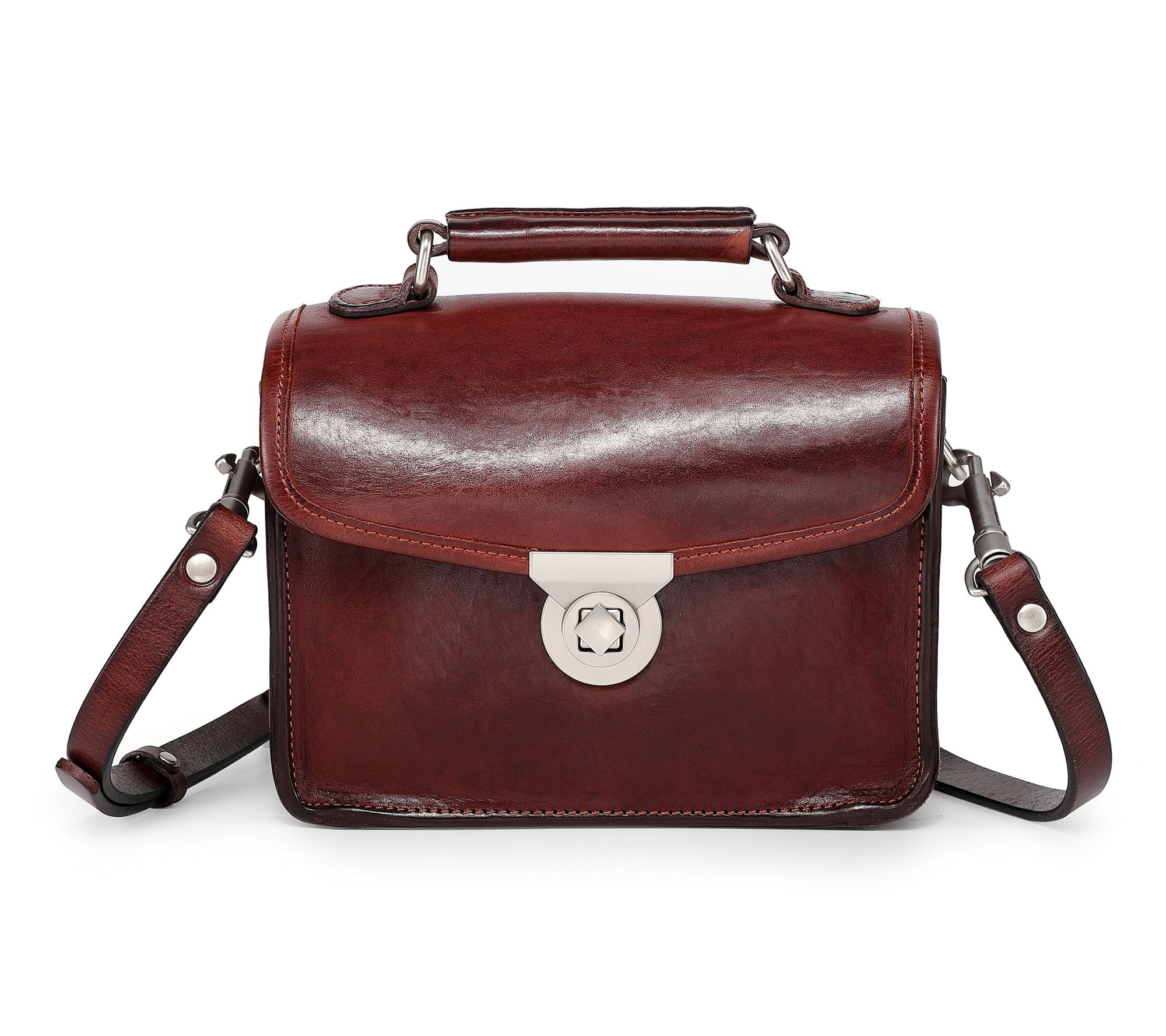 Old Trend Laurel Leather Top Handle ConvertibleCrossbody