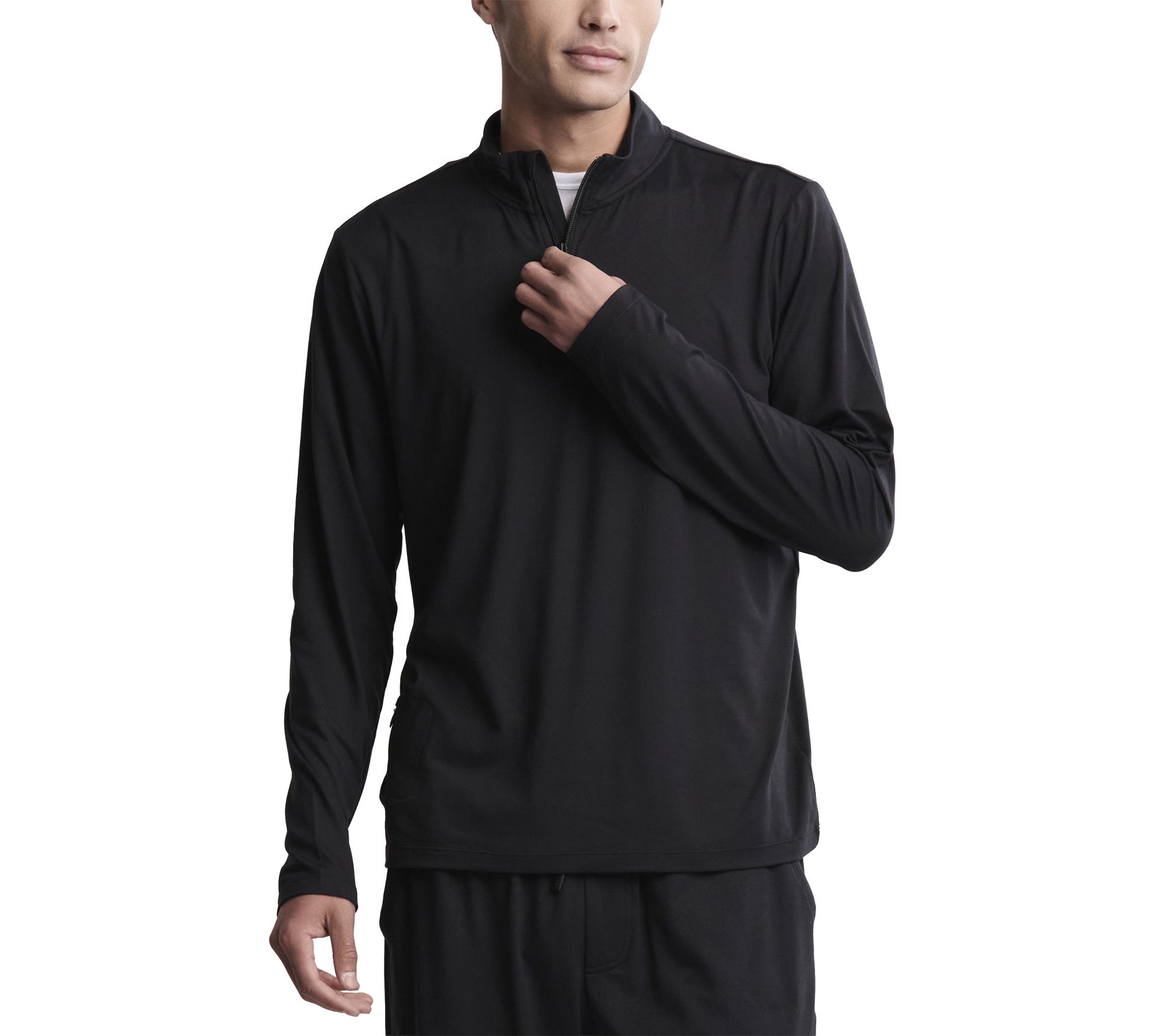 Barefoot Dreams Malibu Collection Men's Butterchic Quarter Zip
