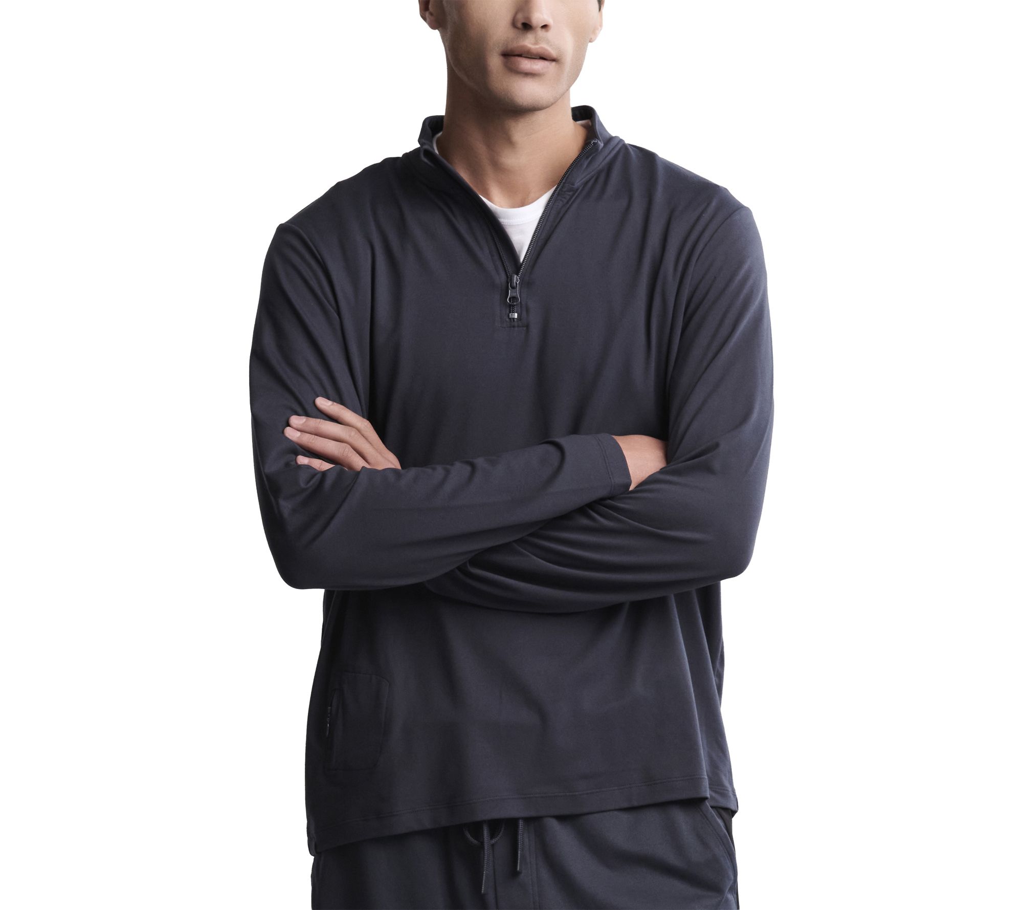 Barefoot Dreams Malibu Collection Men's Butterchic Quarter Zip