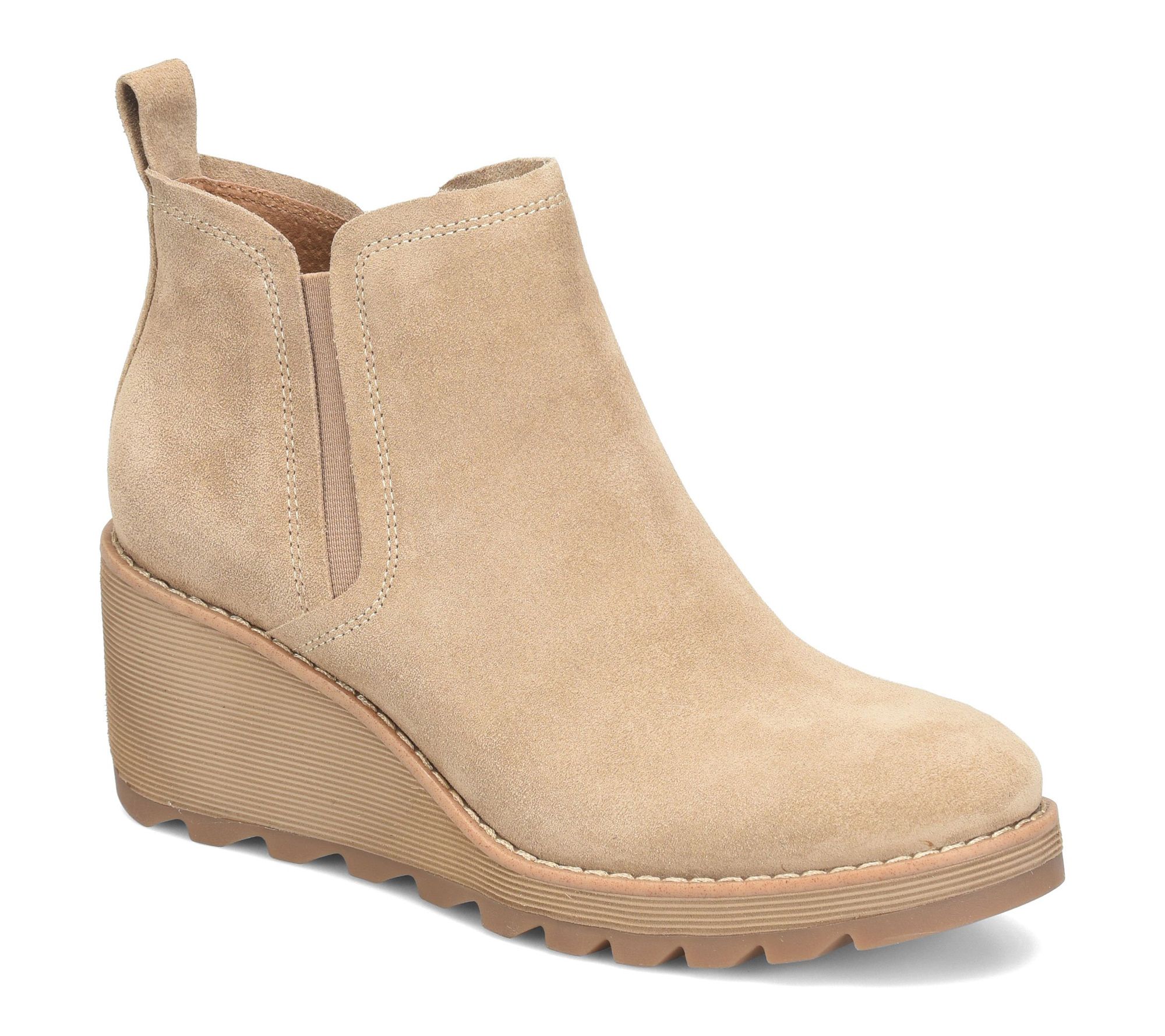 Sofft Water Resistant Leather Wedge Bootie- Emma