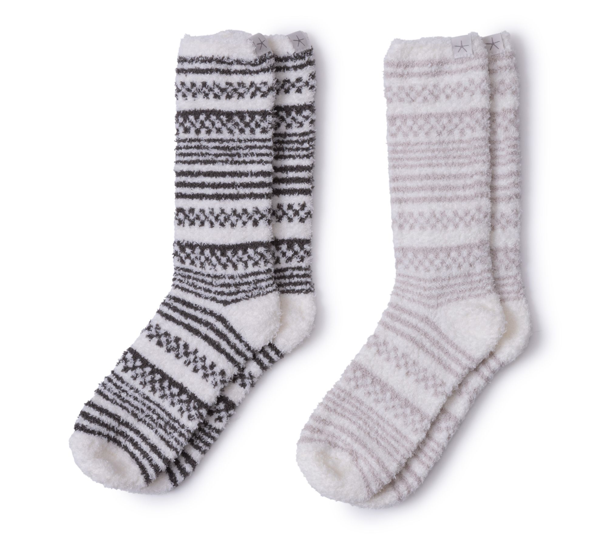 Barefoot Dreams CozyChic Checkered Stripe SockSet