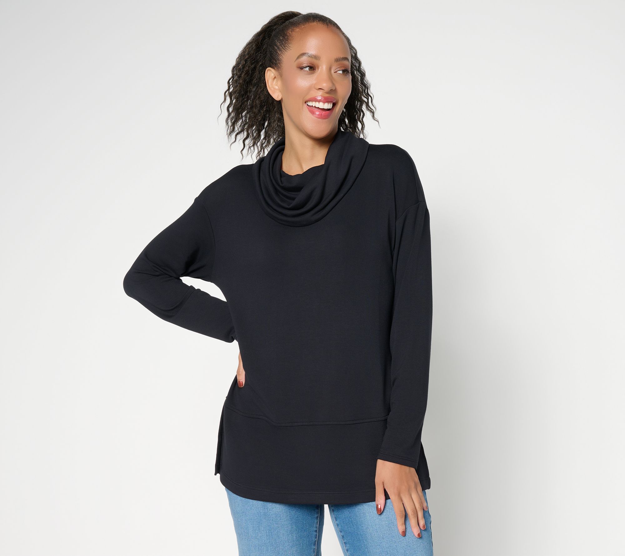 "As Is" Brandis Dress Out Loud Regular Acquitted Knit Seamed Tunic