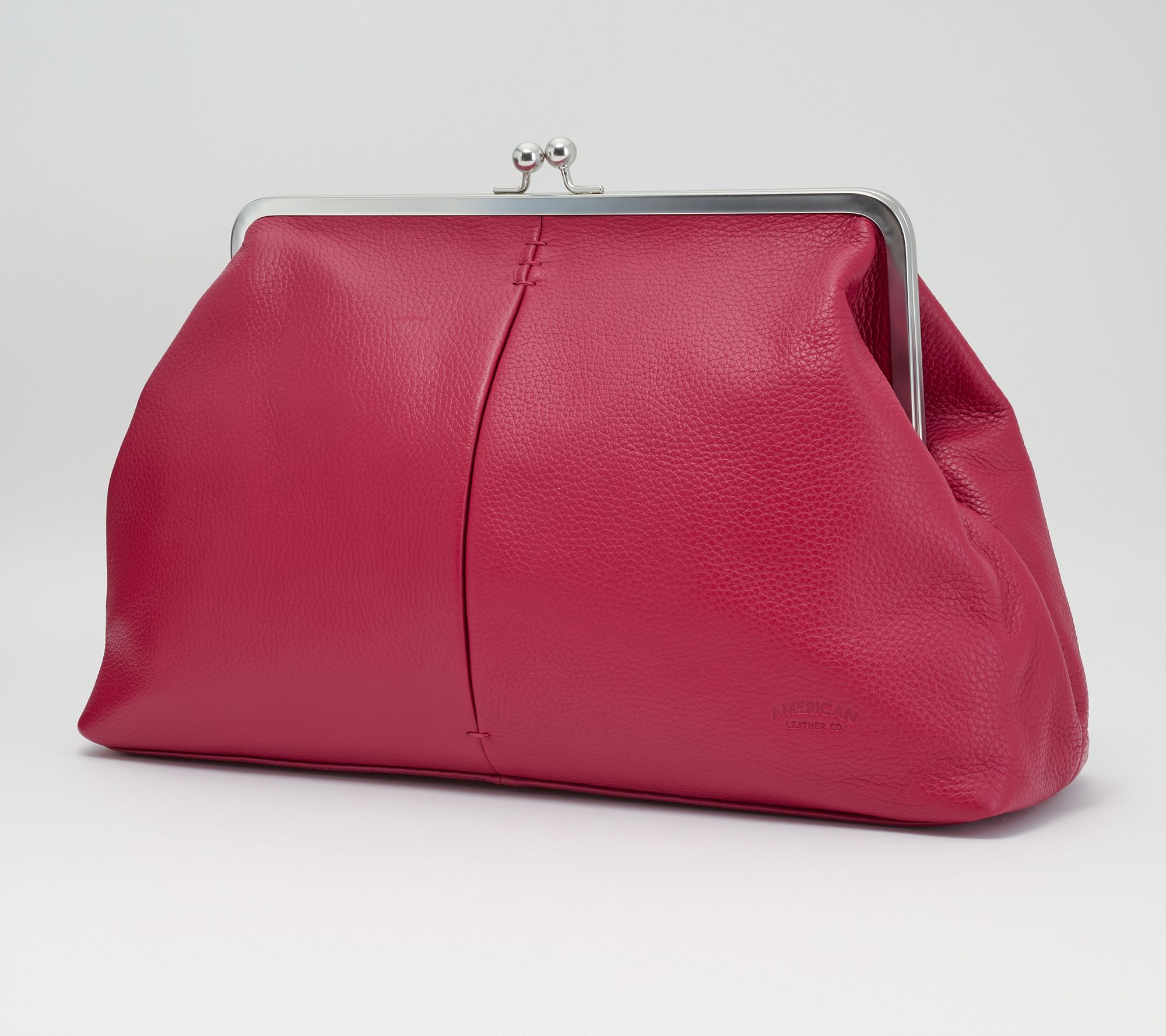 "As Is" American Leather Co. Grace Frame Kisslock Clutch