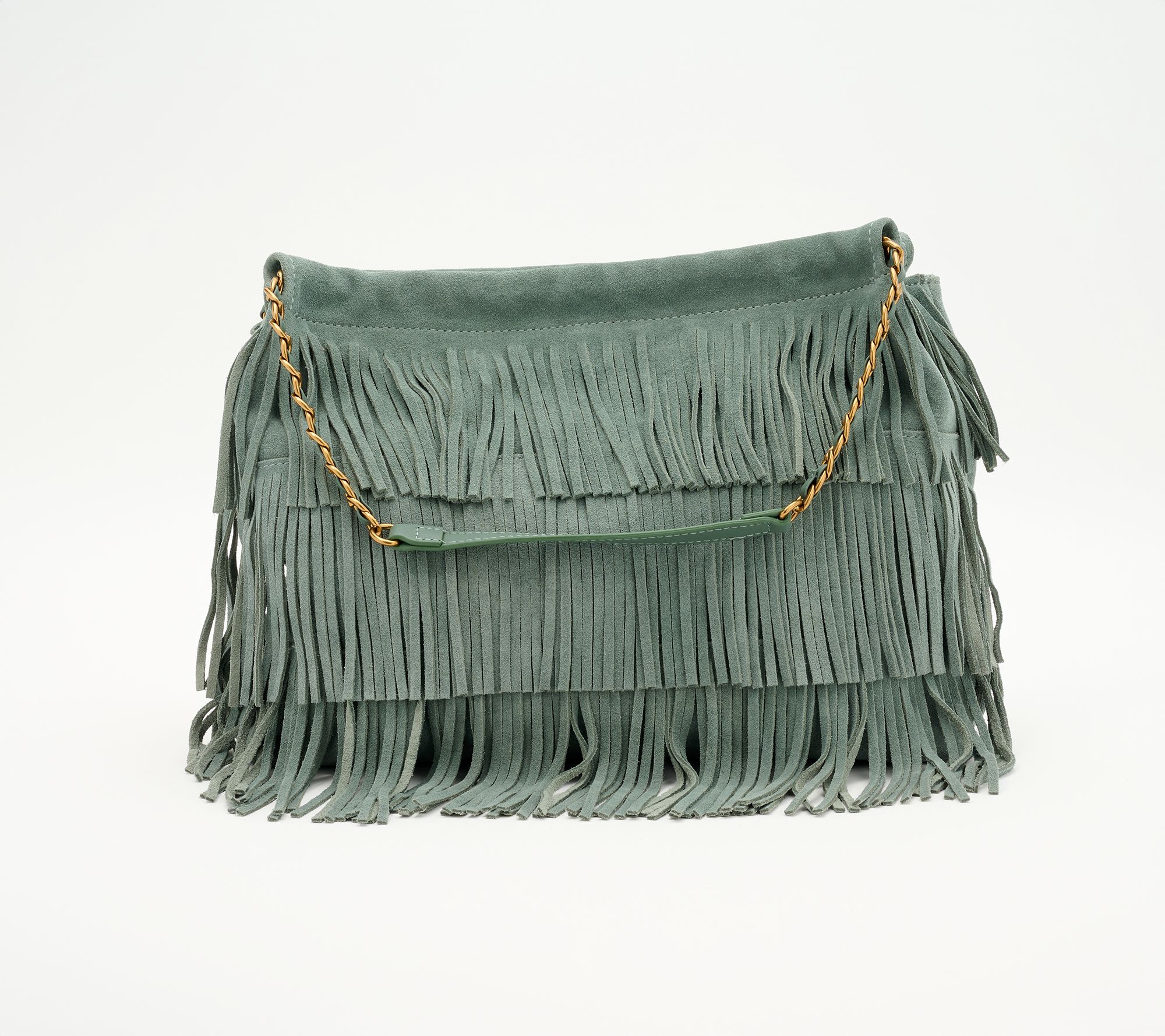  American Leather Co. Whitman Large Fringe Shoulder Bag