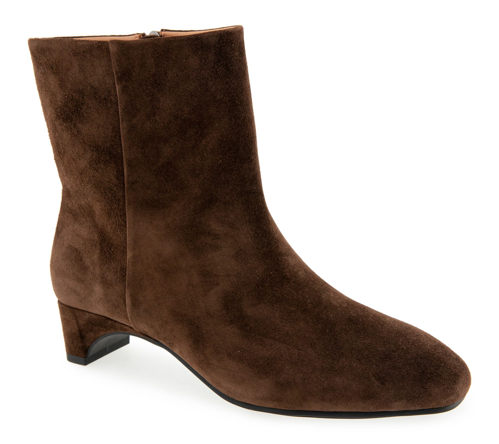  Gentle Souls by Kenneth Cole Leather Heeled Ankle Boots -Nalston