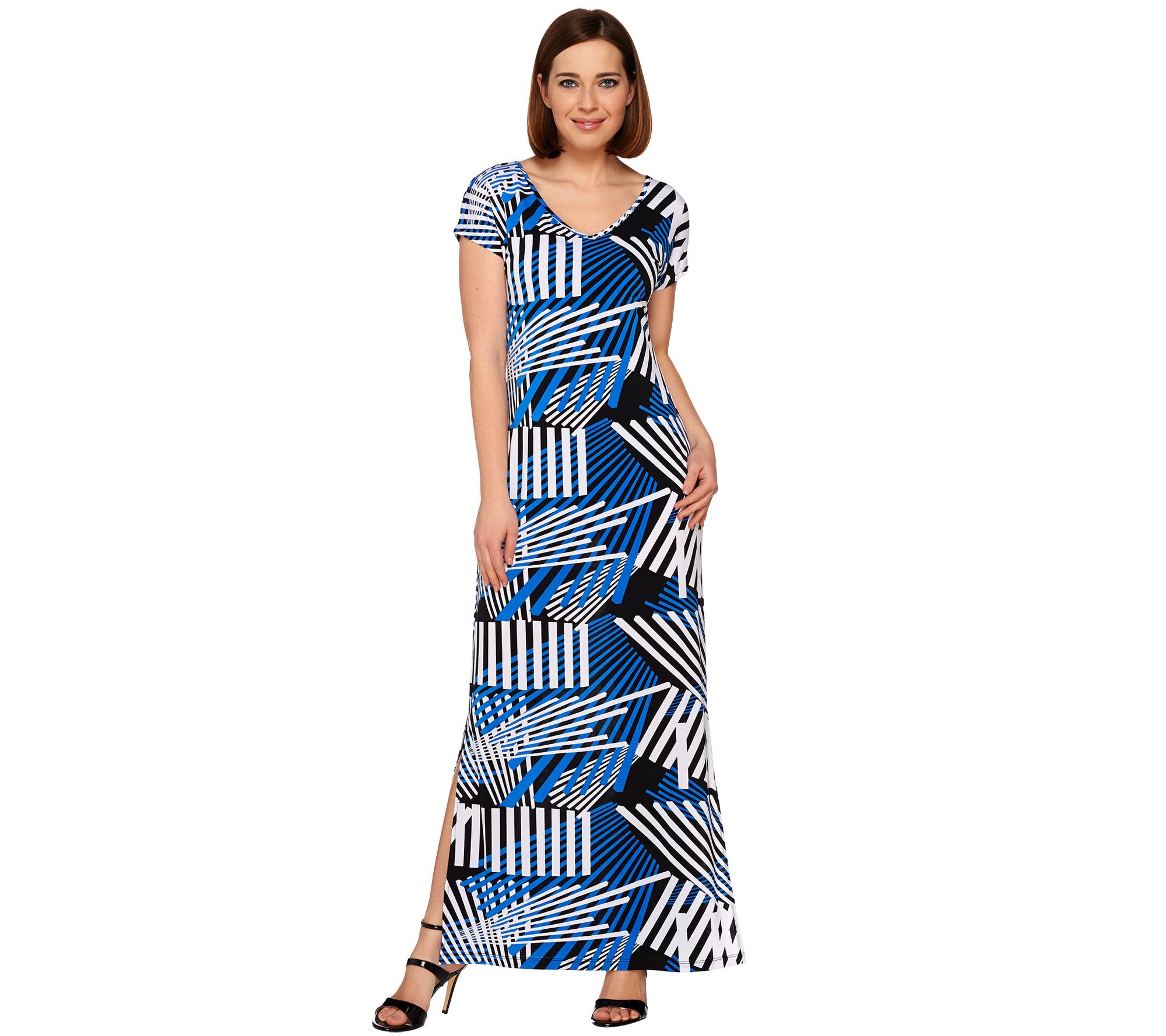 qvc renee maxi dress