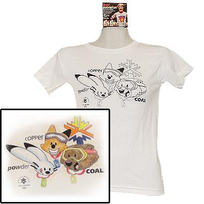 Salt Lake 2002 Olympic Mascots "Color Your Own T-shirt"