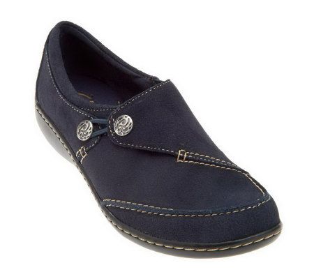 Clarks Collection Leather Slip-on Shoes 