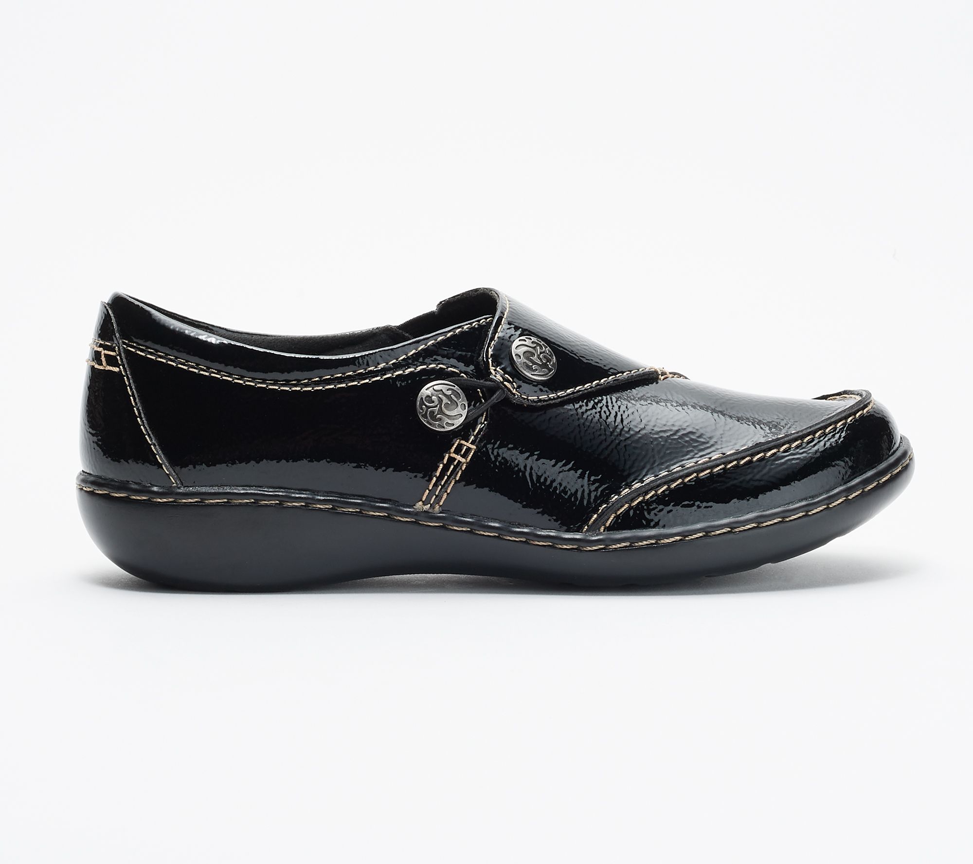Clarks Collection Leather Slip-on Shoes 