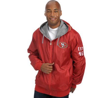 NFL San Francisco 49ers Men's Big & Tall Reversible Jacket 