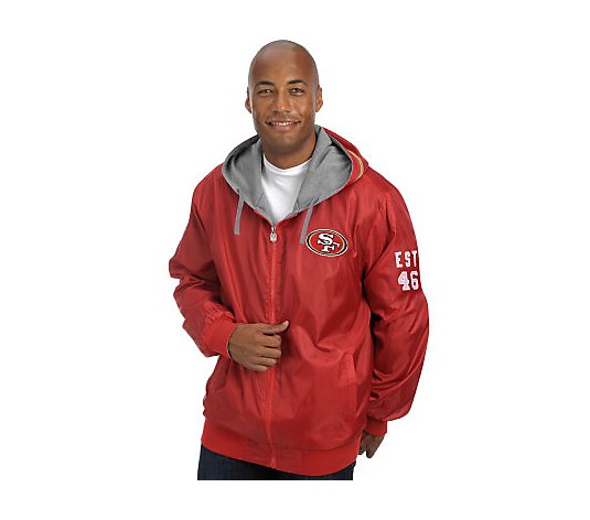 NFL San Francisco 49ers Men's Big & Tall Reversible Jacket 